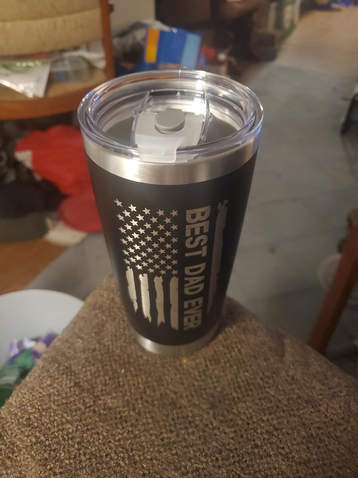 KATLADIZ Gifts for Uncle from Niece, Nephew - Uncle Gifts - Fathers Day Gift - Father's Day, Birthday, Christmas Funny Gift for Men Him from Niece, Nephew, Kids - 20 Oz Stainless Steel Coffee Tumbler customer photo 1