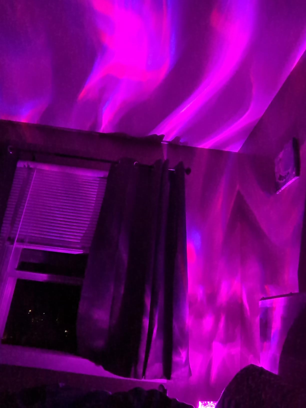 Galaxy Projector Night Light Projector Teen Girl Gifts Trendy Stuff,18-Color Lava Lamp LED Lights for Bedroom Mood Ambient Lighting,Birthday Gifts Northern Aurora Light Projector Dorm Decor Room Decor customer photo 1