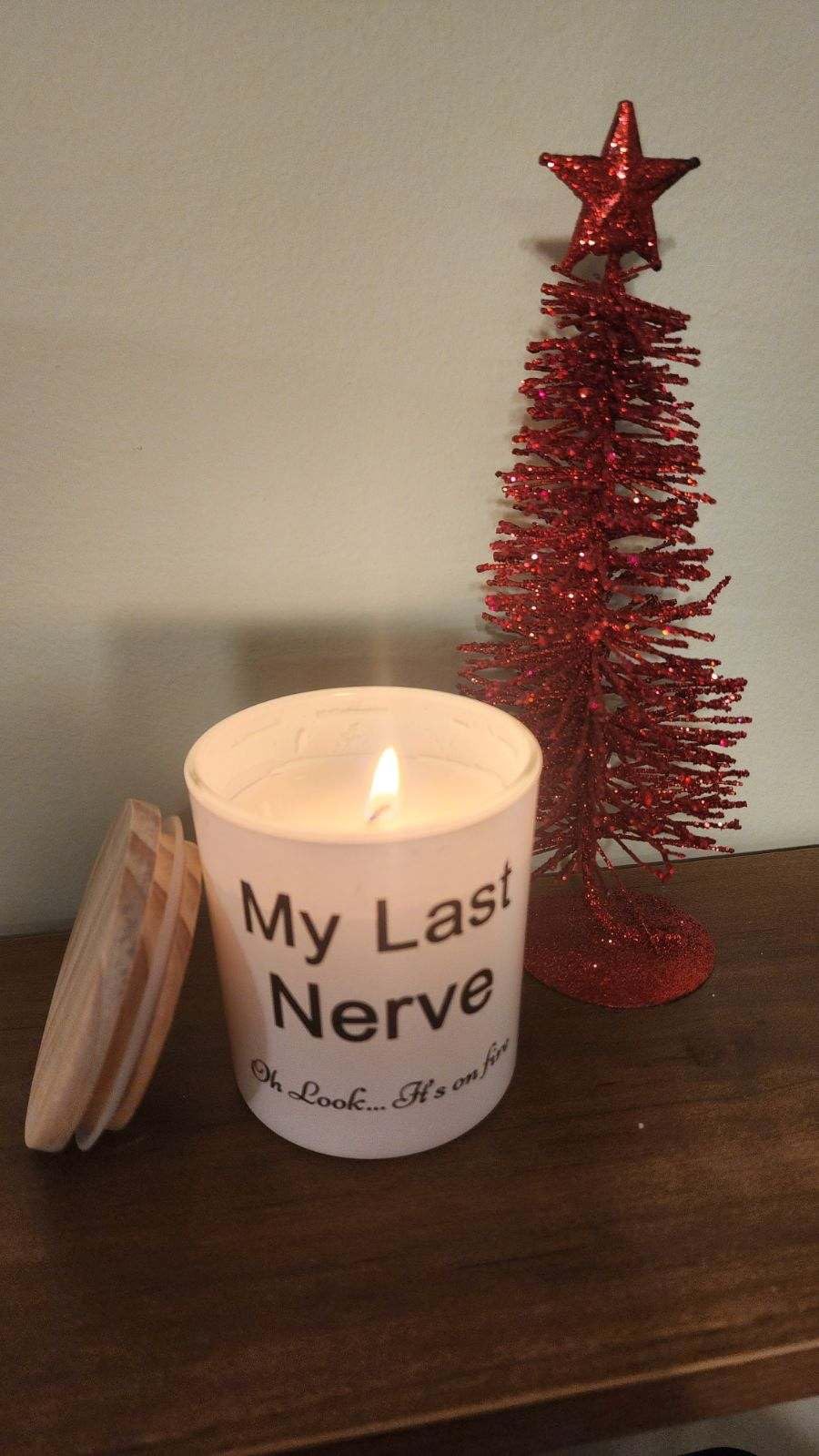 Gifts for Grandma Grandpa Grandparents Lavender Scented Soy Candle | Funny Unique Christmas Birthday Gifts for Grandma Grandpa customer photo 1