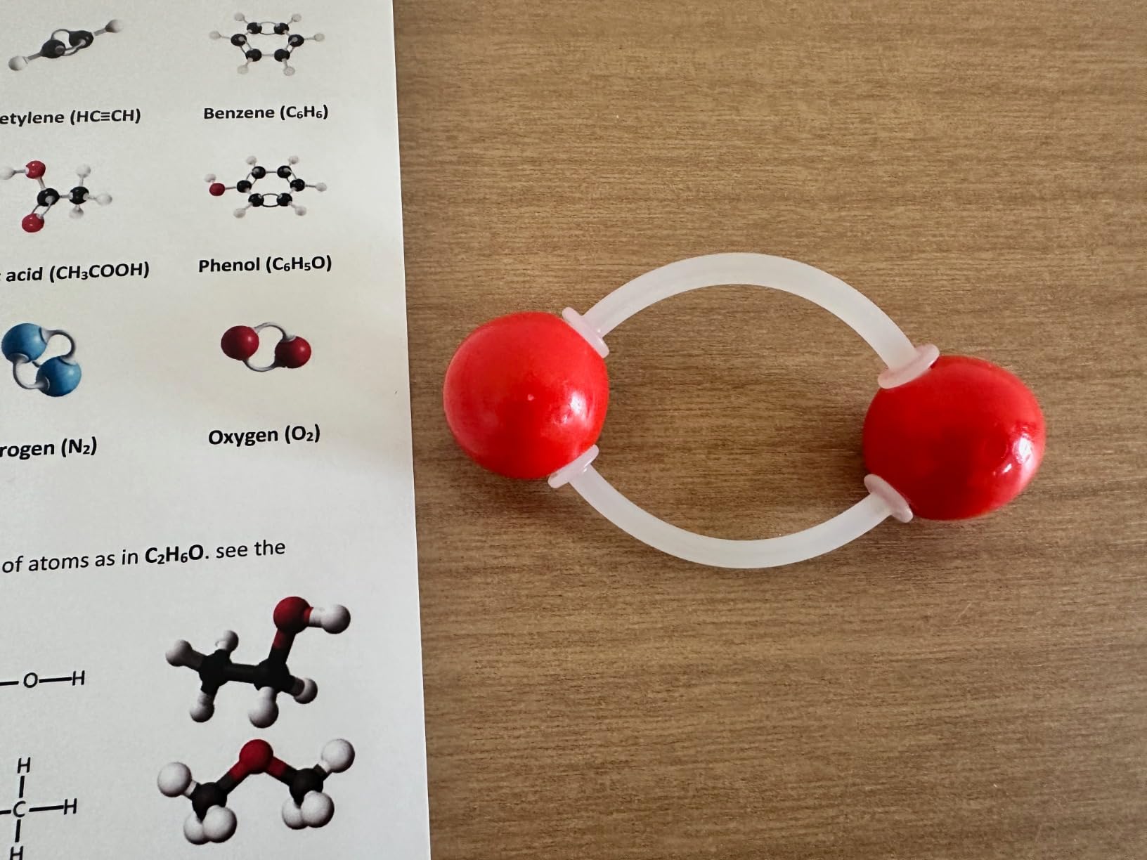 Molecular Model Kit, 444 Pcs Organic Chemistry Structure Set | Includes with 136 atoms,158 bonds, Build Chemical Structure, C60 Fullerene, Visualize Organic Molecule, High School & College customer photo 1