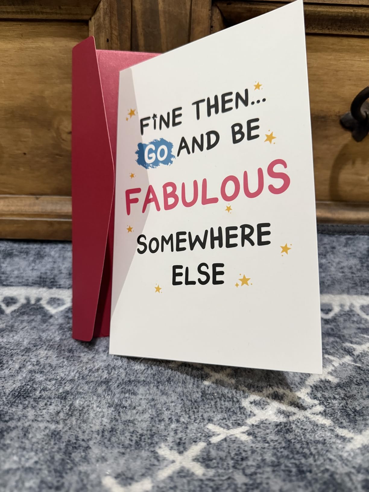 Encouragement Card, New Job Promotion Gift for Women Men Coworker | Motivational Cards, You Are An Inspiration of A Human, New Job Congratulations Gift 8×5.3in Thick Paper With Red Envelope customer photo 2