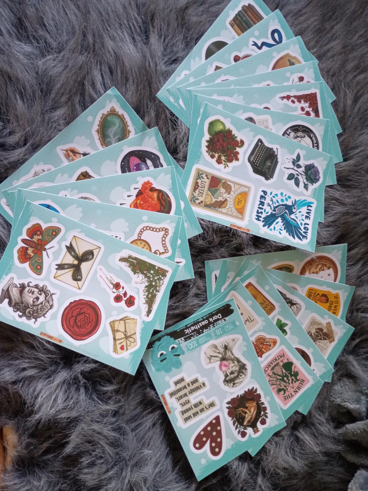 100Pcs Microbiology Stickers for Water Bottle and Laptop - Microbiology Party Supplies & Decorations, Waterproof Vinyl Decals, Science and Microbe Stickers, Gifts for Women & Men customer photo 2