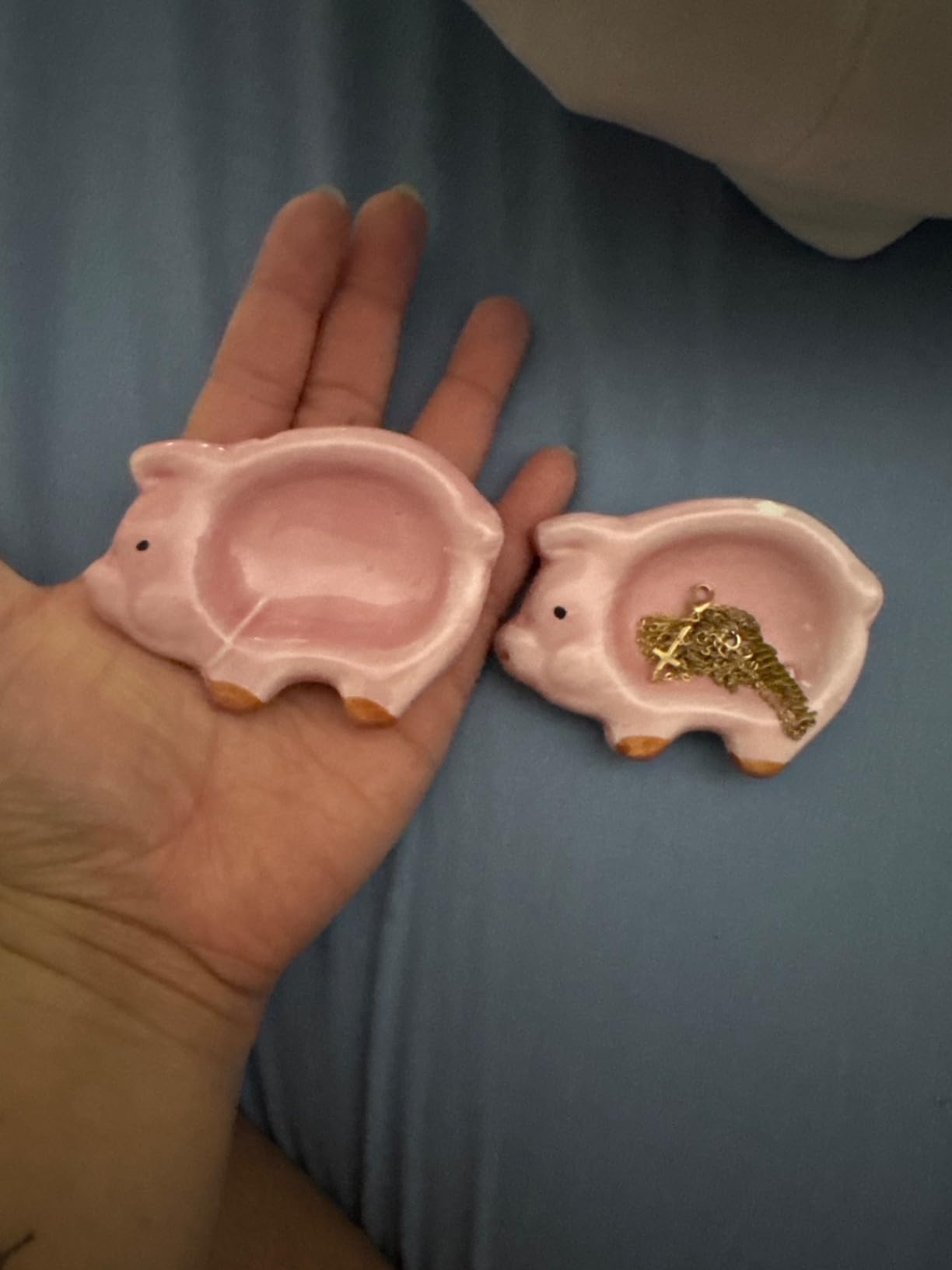 Li'Shay Ring Dish Tray for Jewelry, Trinket, and More - Ceramic Moth Dish customer photo 1