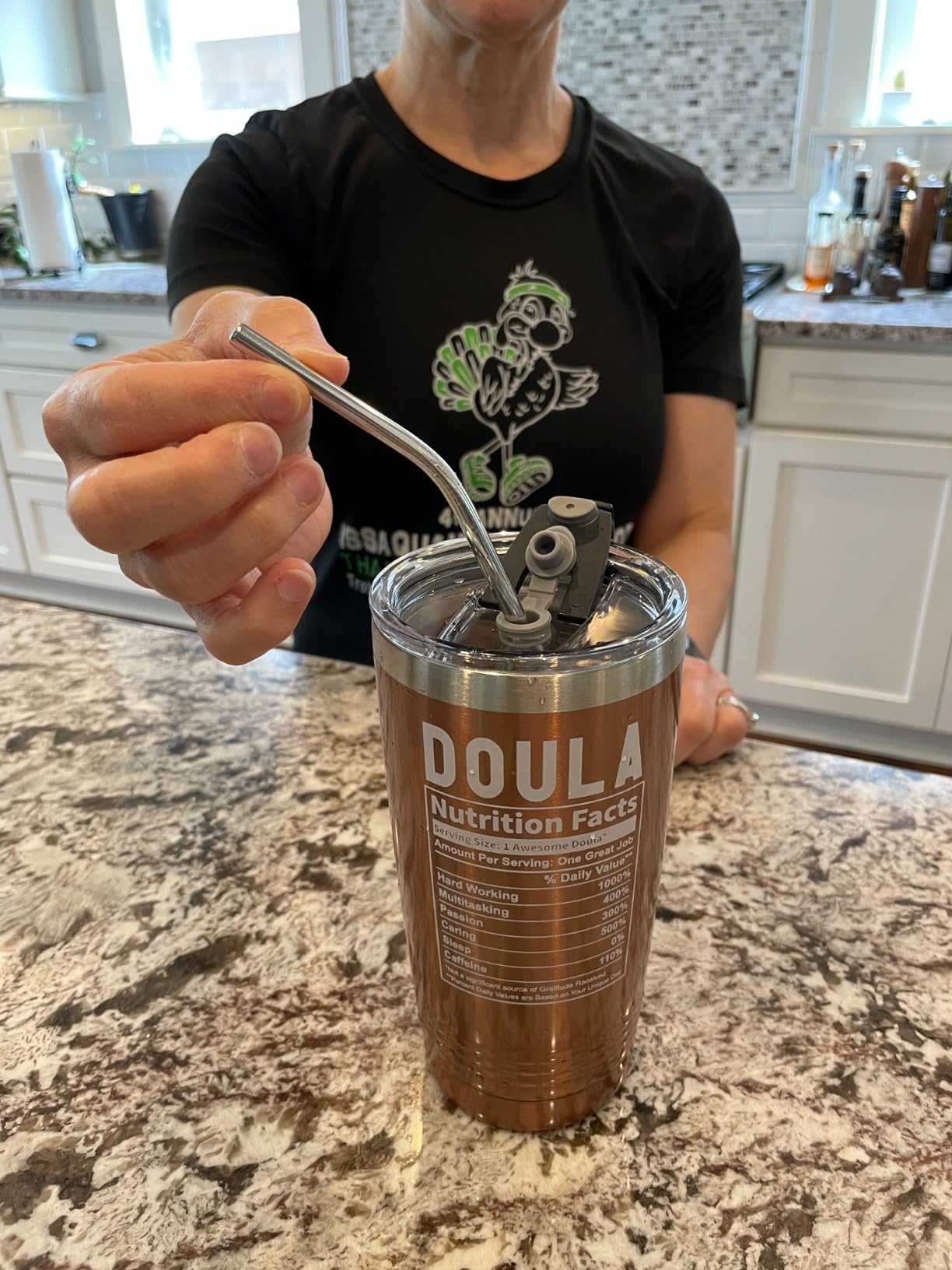 Onebttl Doula Gifts for Women, 20oz Stainless Steel Insulated Travel Mug, Gift for Doula, Birth Doula Mug customer photo 2