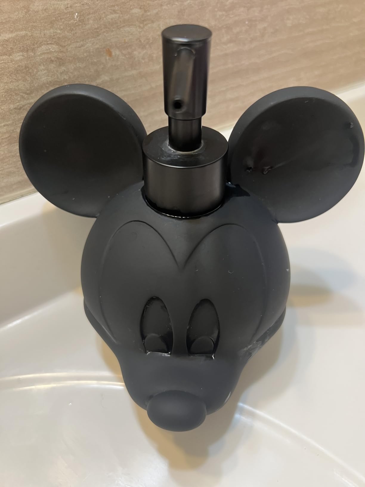 Jay Franco Disney Mickey Mouse Bathroom Organizer Set - 4 Piece Red, Black and White Accessories Includes Resin Soap Dispenser, Soap Dish, Toothbrush Holder and Tumbler - Bathroom Décor customer photo 1