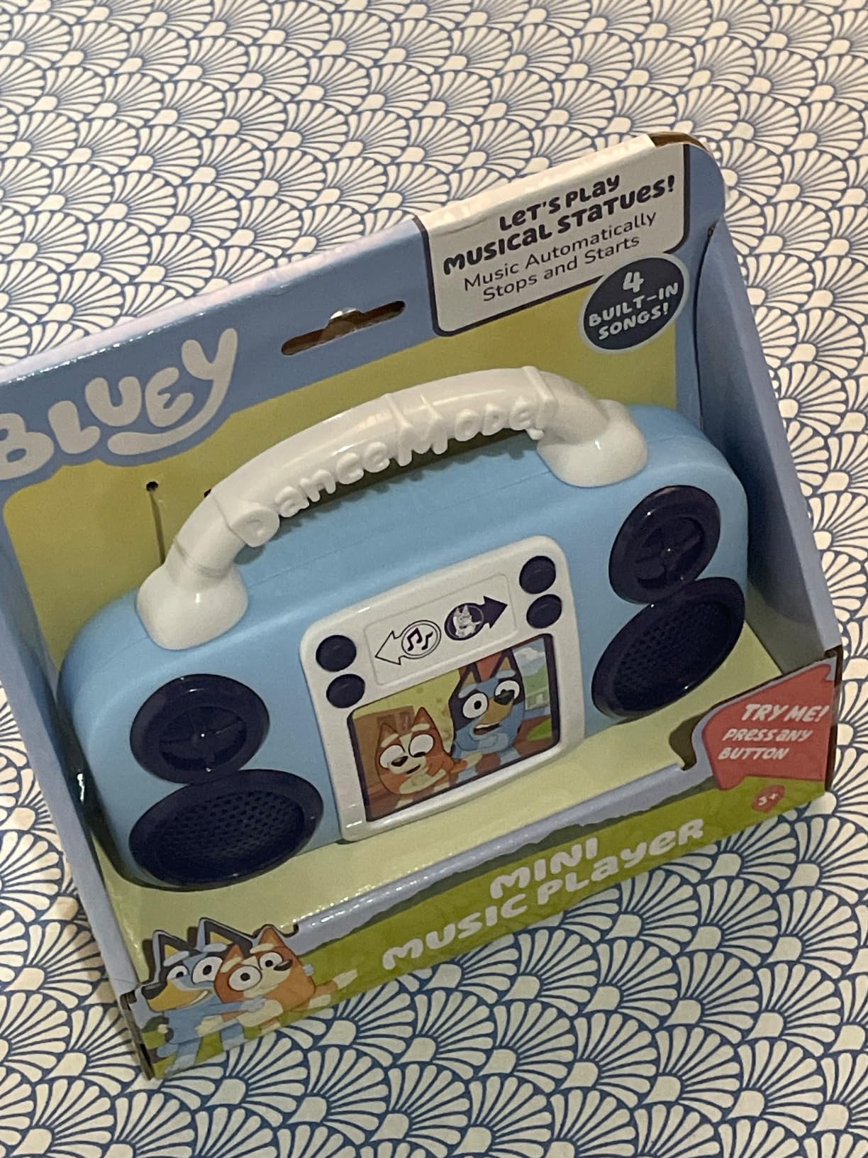 Bluey Toy Music Player, Toddler Toy with Built-in Music and Lights customer photo 1