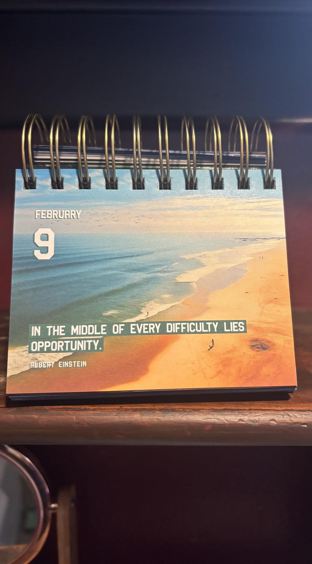 Inspirational Gifts for Men, Motivational Desk Calendar, 366 Daily Quotes | Office Gifts for Men, Perpetual Motivational Flip Calendar, Executive Desk Decor, Daily Leadership Quotes & Mindset customer photo 2