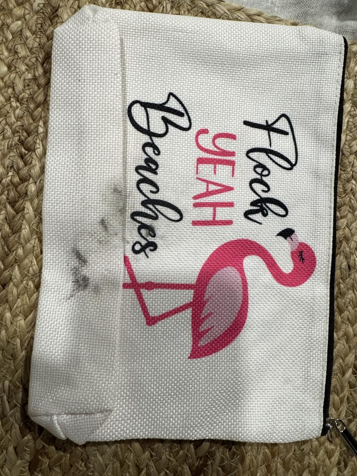 Flamingo Makeup Bag, Pink Flamingo Cosmetic Bag | Flamingo Bird Animal Lover Gifts for Women Mom, Flamingo Themed Funny Toiletry Bag Graduation Birthday Gift customer photo 2