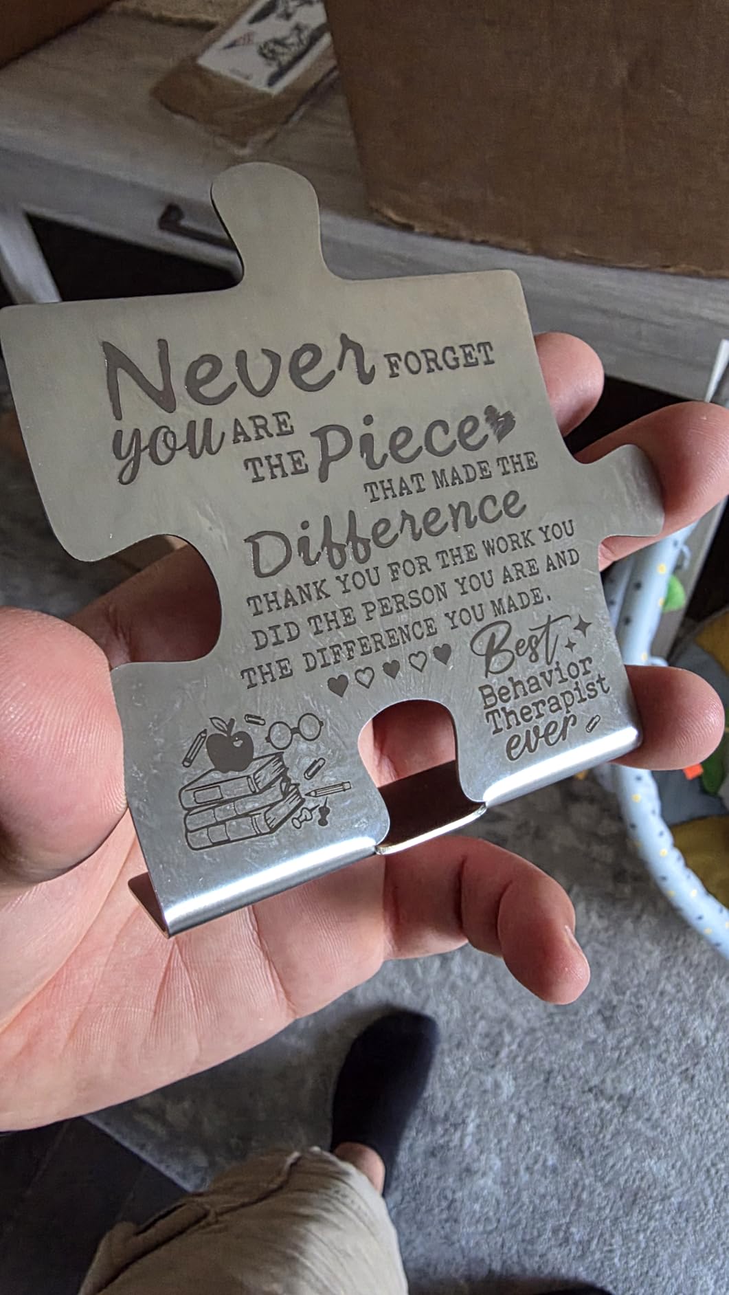 Principal Gifts, Principal Appreciation Gift, Retirement Thank You Plaque | Principal Retirement Gifts | Gift for Principals | Thank You Gift for Principal Day, Inspirational School Office Decor customer photo 2
