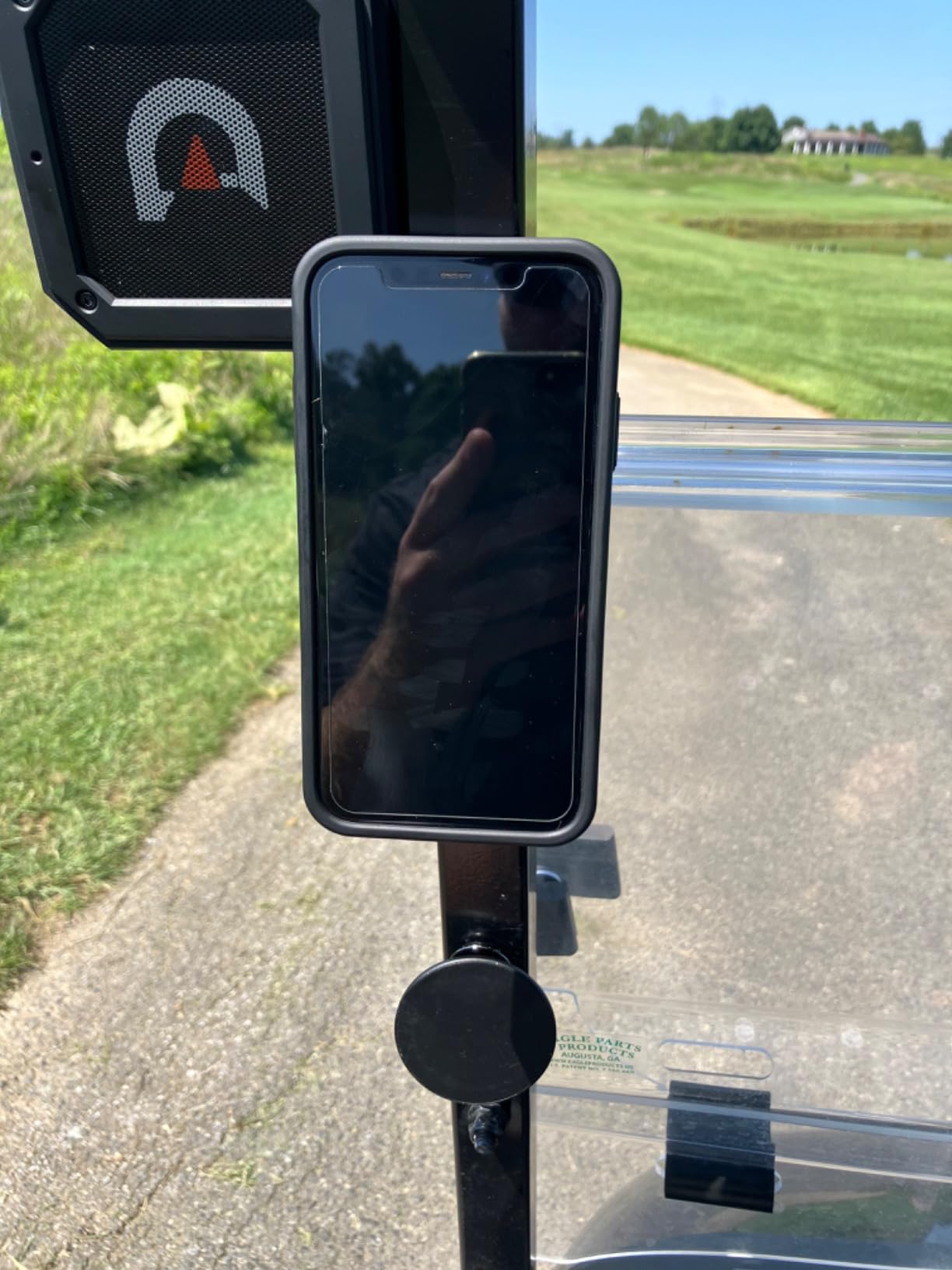 A2C Alloy Magnetic Golf Cart Phone Holder, Unique Golf Accessories for Men customer photo 2