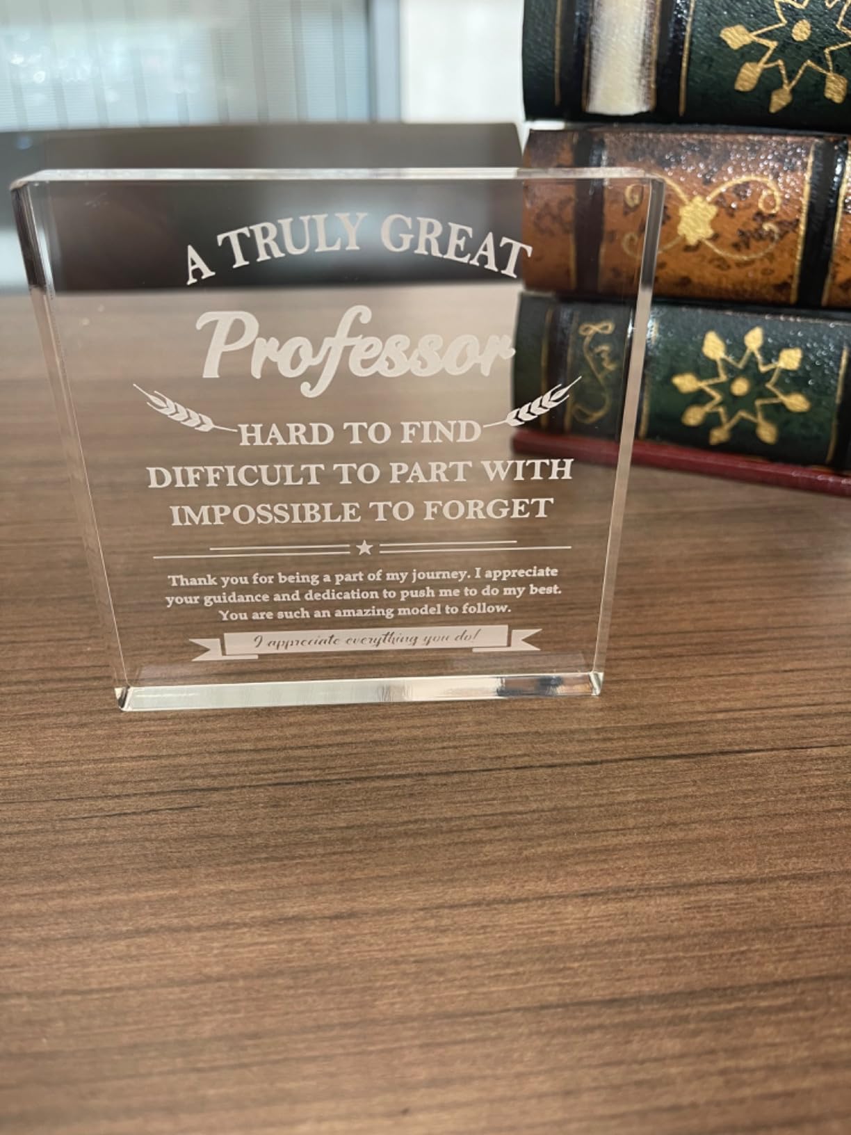 Professor Gifts, Thank You Appreciation Gift for Professor - Plaque Decor customer photo 1