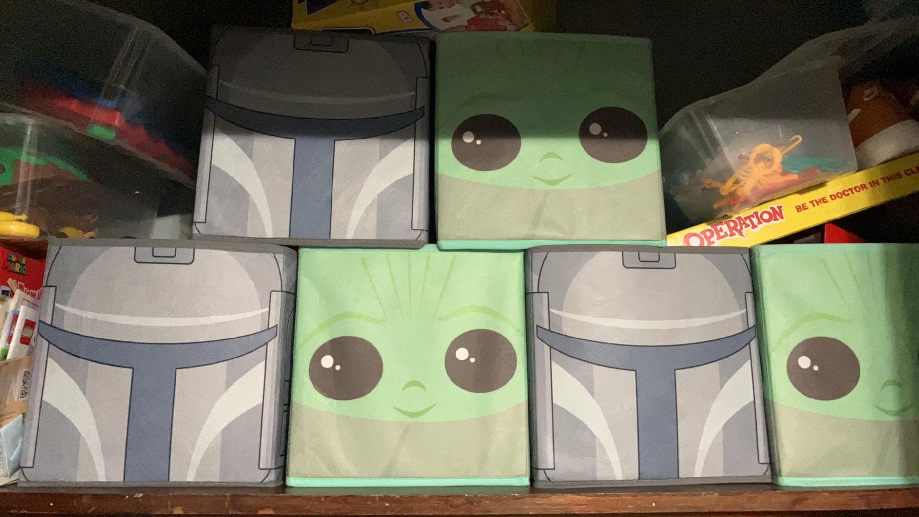 Hello Kitty Set of 2 Storage Cubes with Handles, Durable Foldable Fabric Organizer Bins for Bedroom, Closet, Nursery & Dorm, 10x10x10 Inch Cube Storage Baskets for Toys, Clothes & Shelves customer photo 1