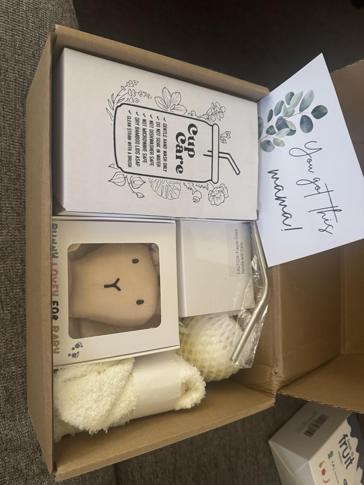 New Mom Care Package After Baby, 7pcs New Mom Gifts Set After Birth, Postpartum Gifts for Mom, After Birth Postpartum Essentials for Mom Kit, Pregnancy Gifts for First-Time Moms, Expecting Mom customer photo 1