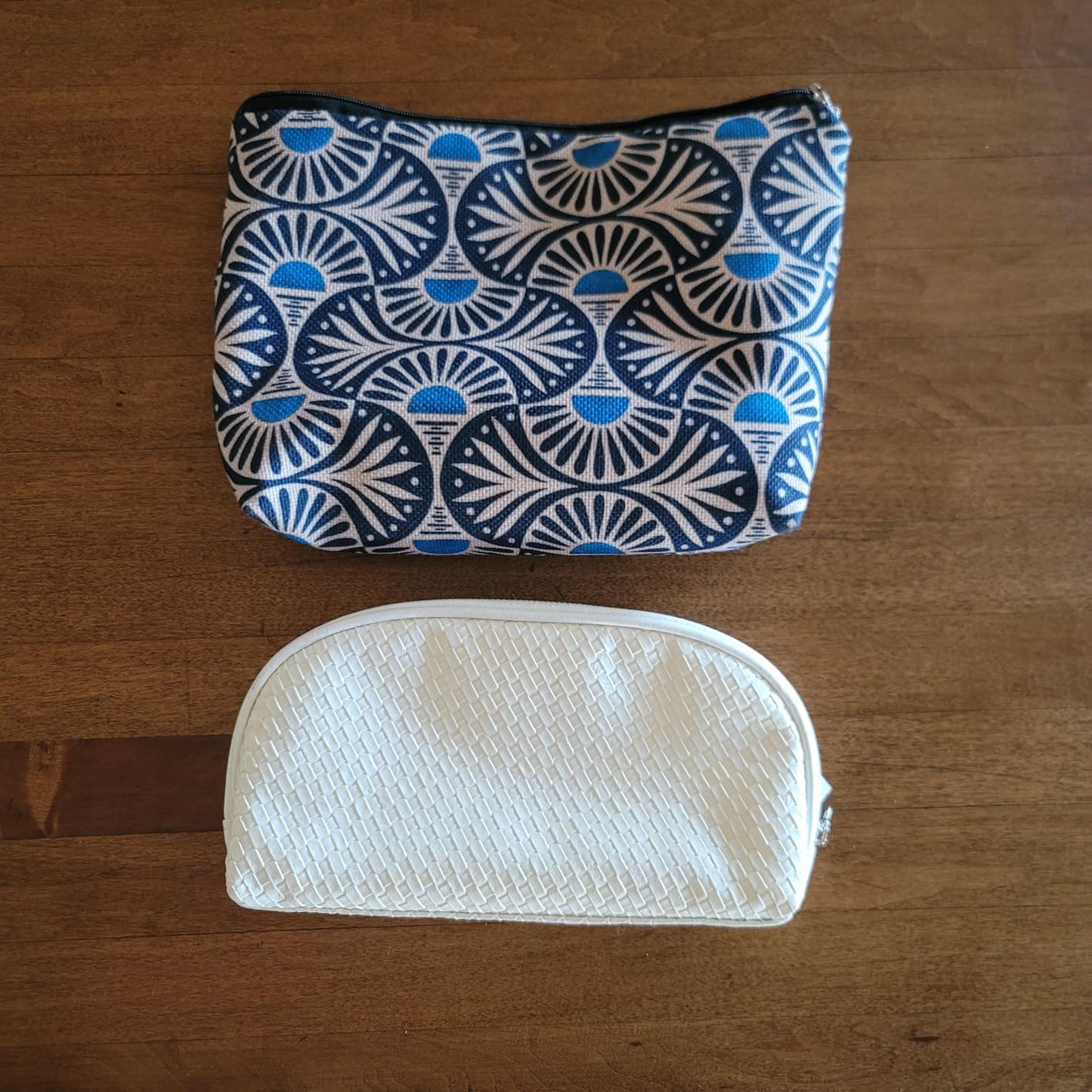Fox Gifts for Women: Cottagecore Cosmetic Bags - Wildflowers Makeup Bag, Animal Lover Toiletry Bag customer photo 2