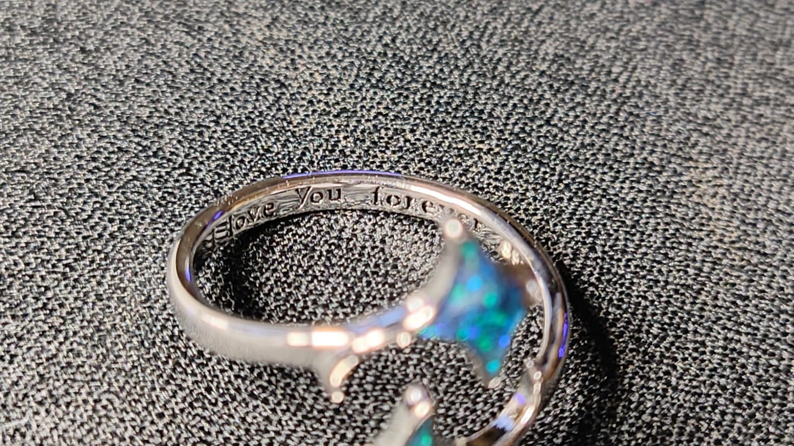 Manta Ray/Sea Turtle/Dolphin/Hammerhead Shark Ring 925 Sterling Silver Ocean Ring Adjustable Open Ocean Jewelry for Women Gifts for Sea Animal Lover customer photo 2