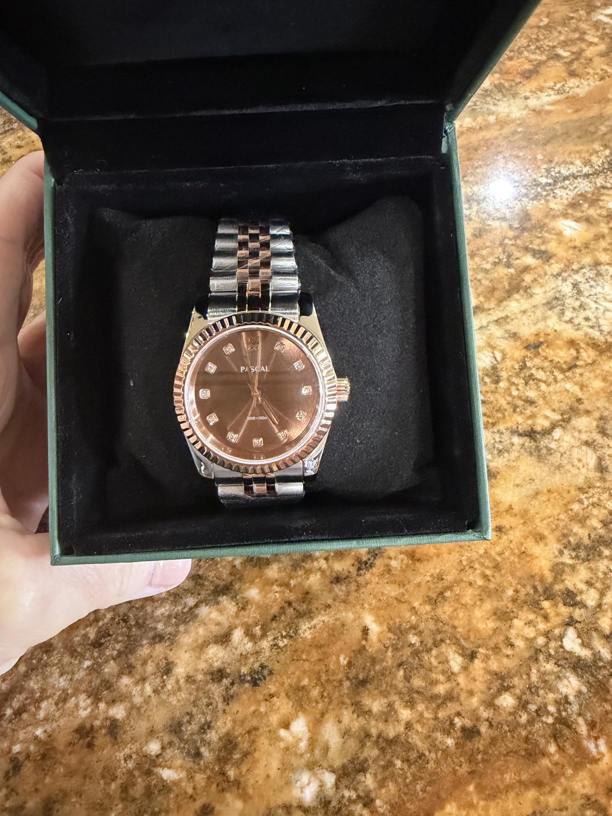 Timeless Classic Diamond Watch for Women Men, Swiss Quartz | Lab-Grown Diamonds, Sapphire Crystal, Stainless Steel Strap, 10 ATM Waterproof, Luxury Watch Gift customer photo 2