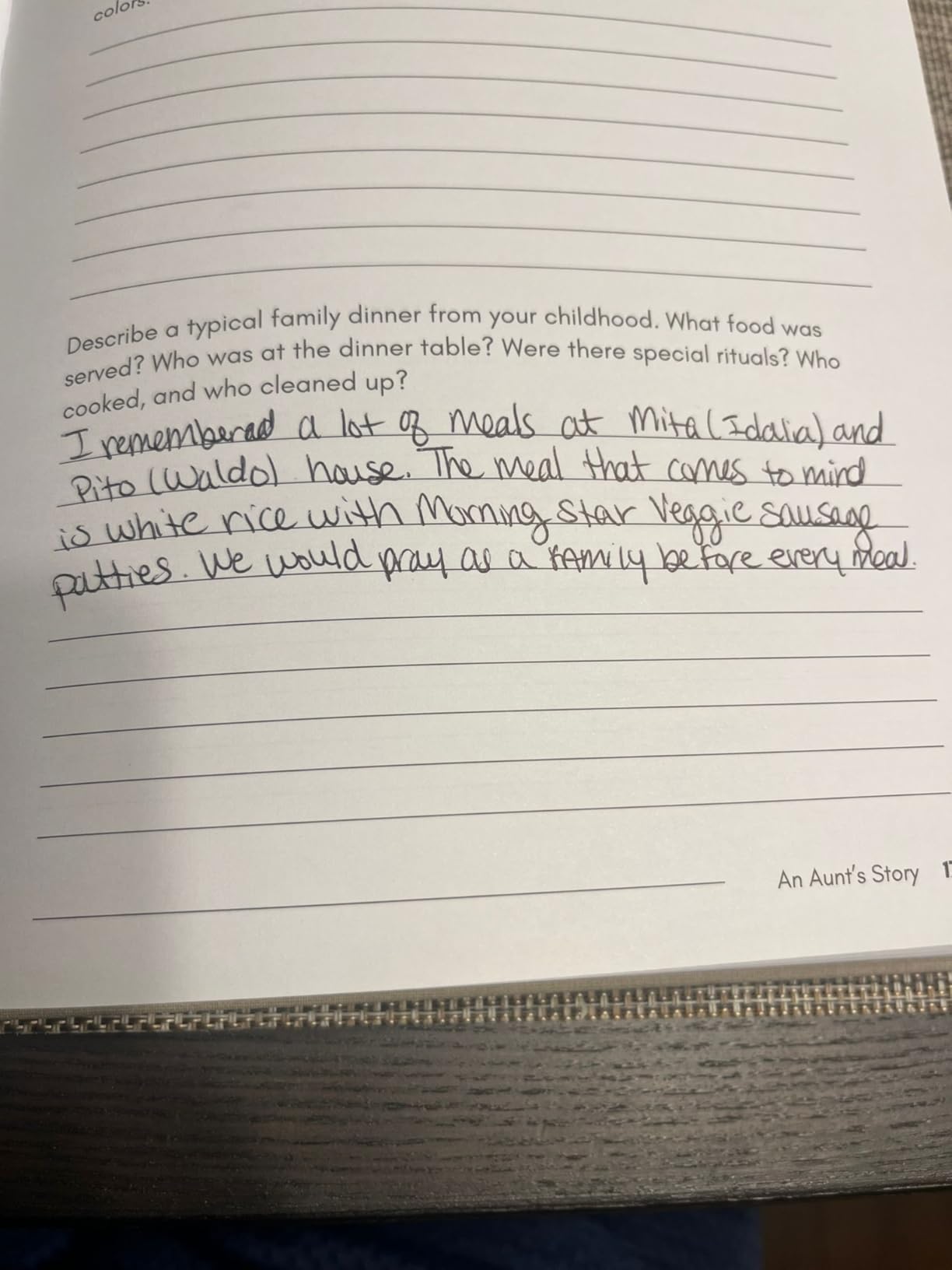 Stepdad's Life Story Journal (Hardcover): A Meaningful Keepsake for Stepdad to Share His Journey & Memories customer photo 2