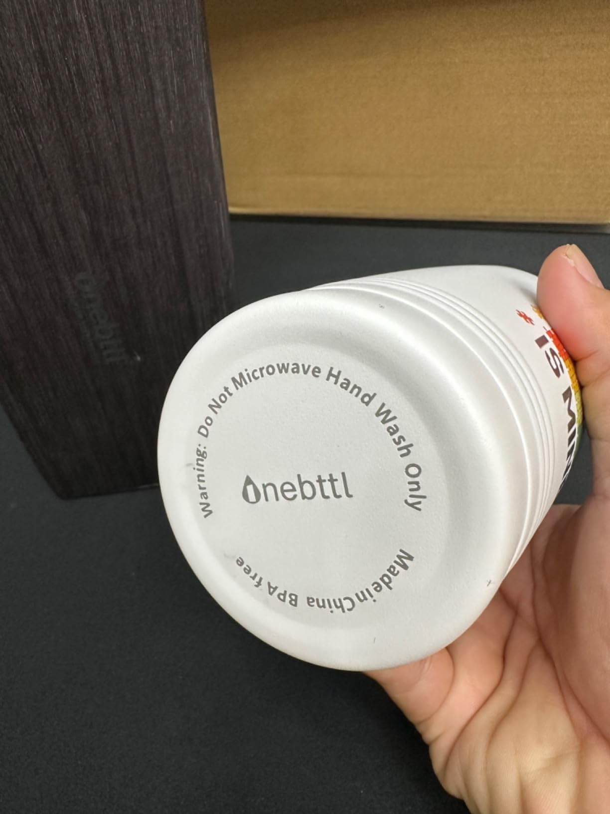 Onebttl Puzzle Gifts for Puzzle Lovers, Unique 20oz (590ml) Tumbler with Lid and Straw - Black, Smart customer photo 1