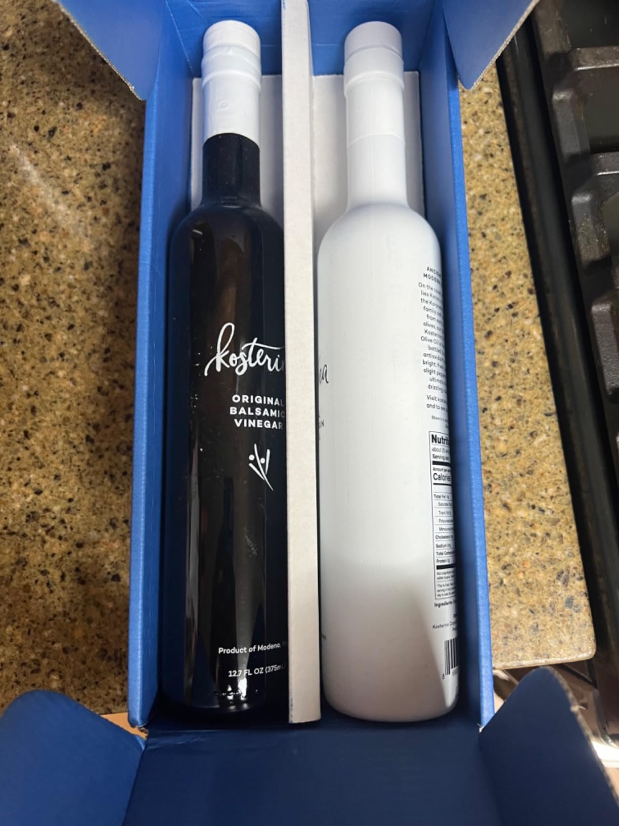 Kosterina Extra Virgin Olive Oil Gift Set, Harvested in Greece | Polyphenol Rich Greek Olive Oil, Cold-Pressed EVOO, Early Harvest Koroneiki Olives, (2x16.9 oz) customer photo 2