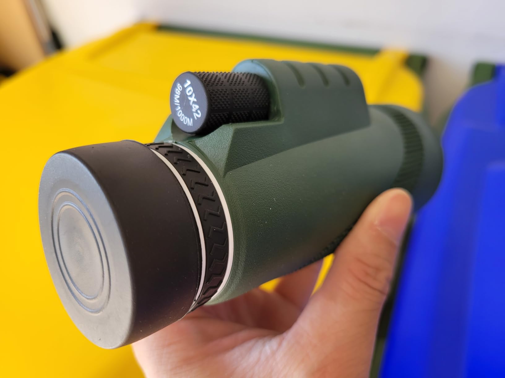 10x42 Monocular for Outdoor Hiking HD Compact Telescope BAK4 FMC Prism for Camping Birdwatching customer photo 2