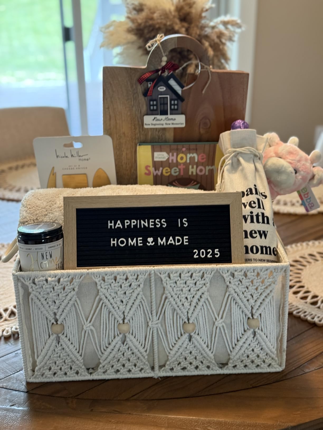 DOI-LANEE Housewarming Wine Bag for Homeowner, New Home Gifts Bag for Women, Welcome To The Neighborhood Gift for Neighbor, Homeowner Realtor Gifts, Pairs Well with A New Home customer photo 1