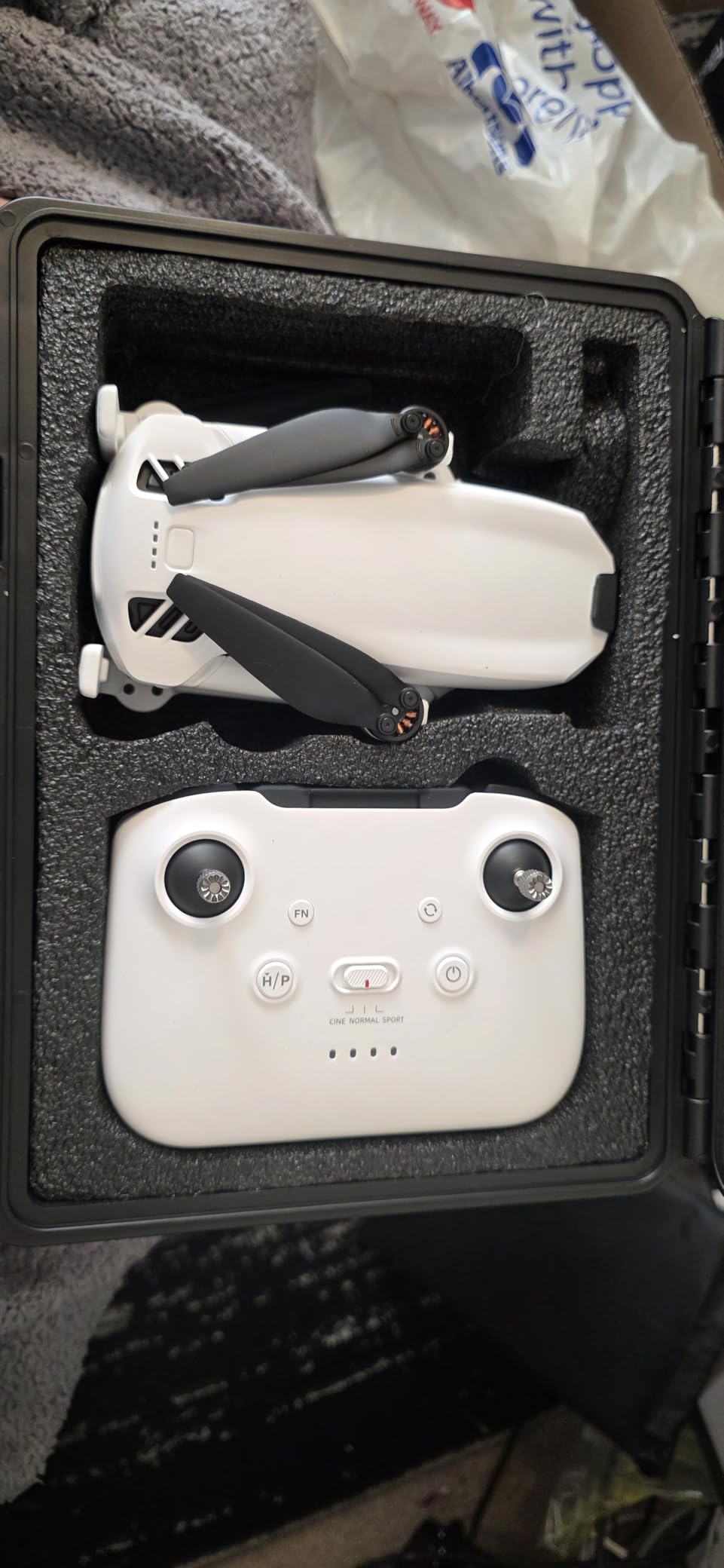 Hard Case for DJI Mini 4K Drone: Waterproof Travel Box for DJI Mini 2/SE | for DJI Mini 4k/Mini 2 /2 SE Fly Combo, With Custom Foam, Large for Drone, Battery, Charger, Cable Accessories (Case Only) customer photo 1