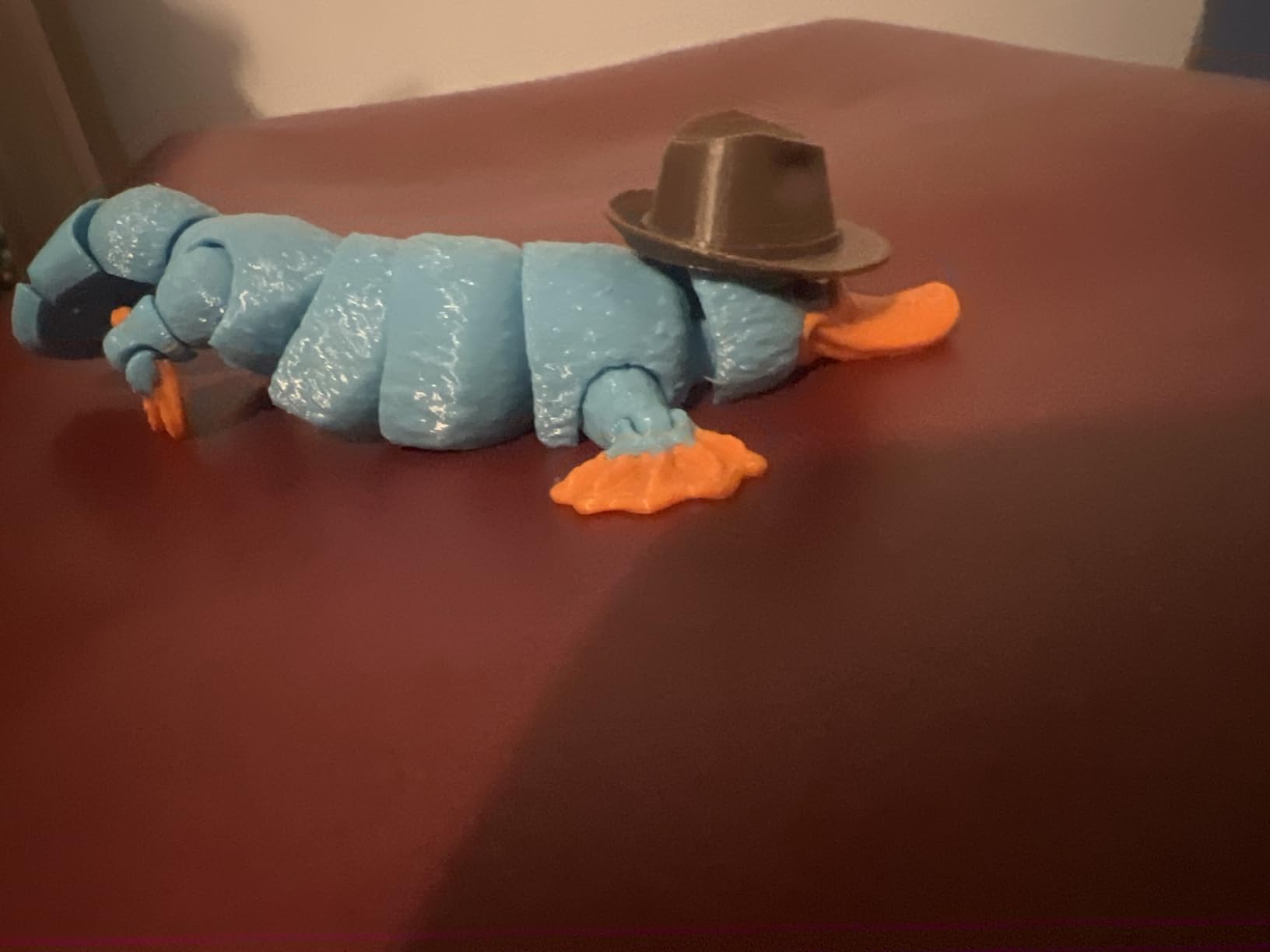 3D Printed Articulated Platypus Fidget Toys, 3D Printed Dynamic Animals Toy, Large Full Articulated Flexible Crystal Platypus Toys, Adults Fidget Toys for Autism ADHD, Home Office Decor (Large-10Inch) customer photo 2