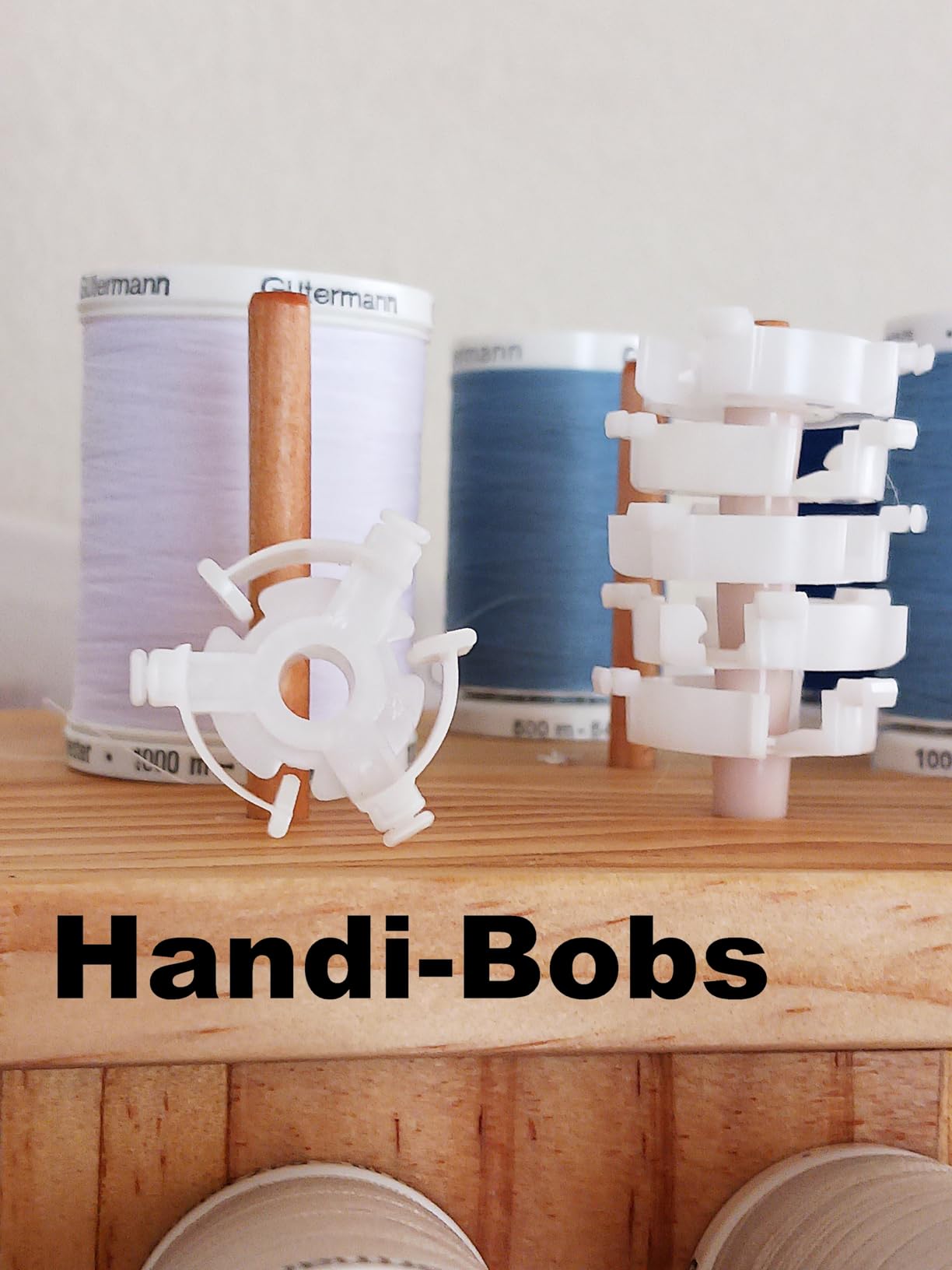 New brothread 93 Spools (DIY) 360° Fully Rotating Wooden Thread Rack/Thread Holder Organizer with Inner Storage Compartments for Sewing, Quilting, Embroidery, Hair-braiding and Jewelry customer photo 2