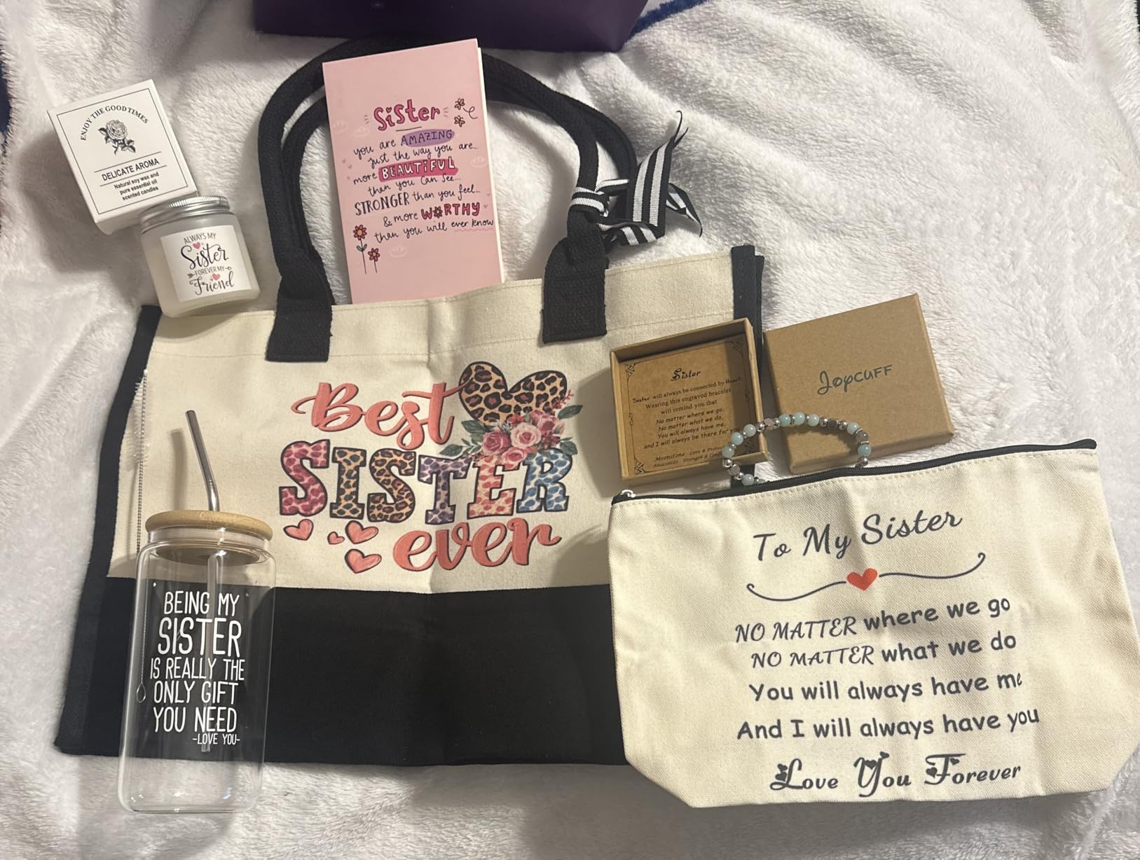 Mom Sister Grandma Daughter Meaningful Gifts for Women Basket | Christmas Valentines Mothers Day Ideas Gifts for Mom Sister Grandma Daughter customer photo 1