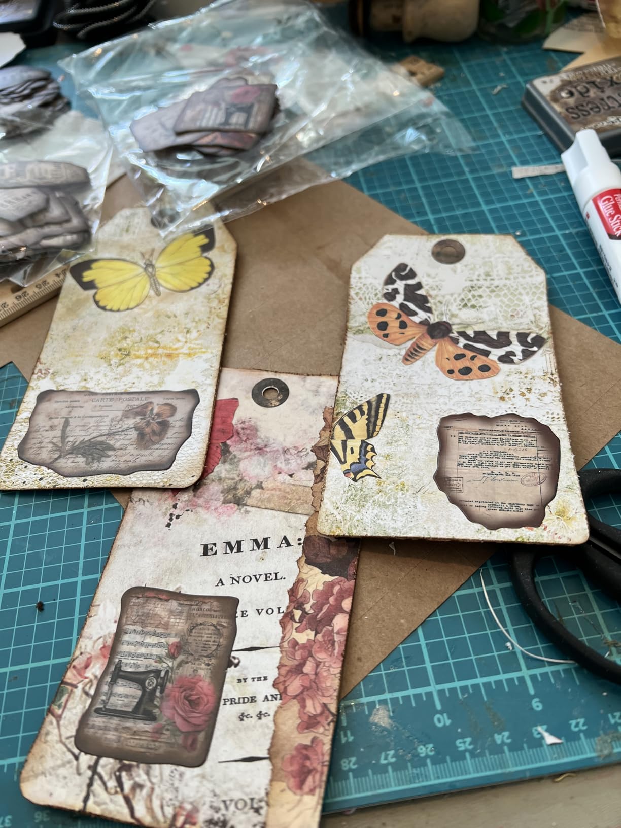 100 Pcs Vintage Insects Botany Forest Theme Vinyl Stickers customer photo 1