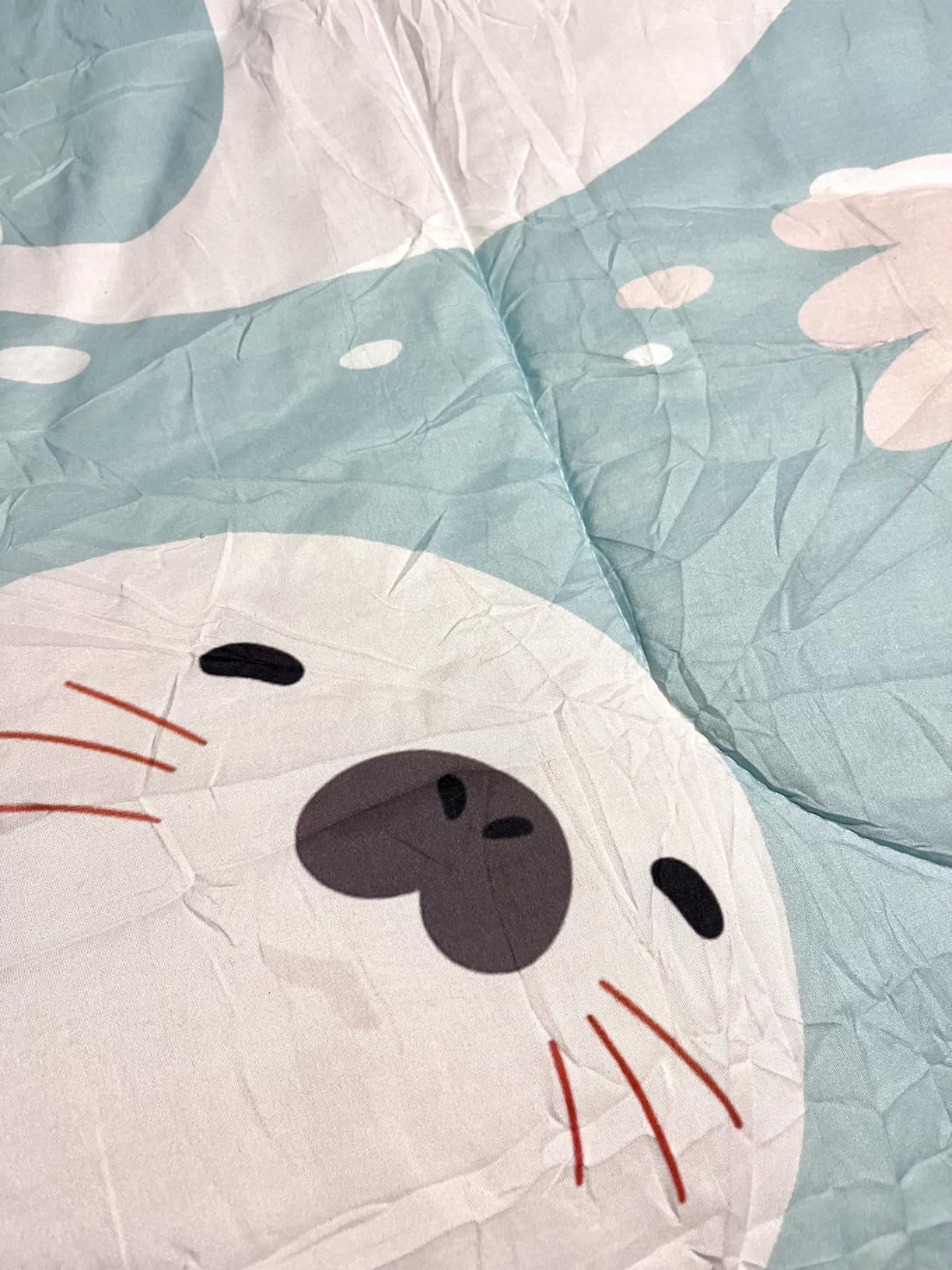 Homewish Snow Leopard Kids Comforter Set 7 Piece Twin Size, Cheetah Wild Animal Print Natural Reversible Quilt Set, Winter Season White Snowflake Bedding Set with Comforter, Sheet, Pillowcase customer photo 1