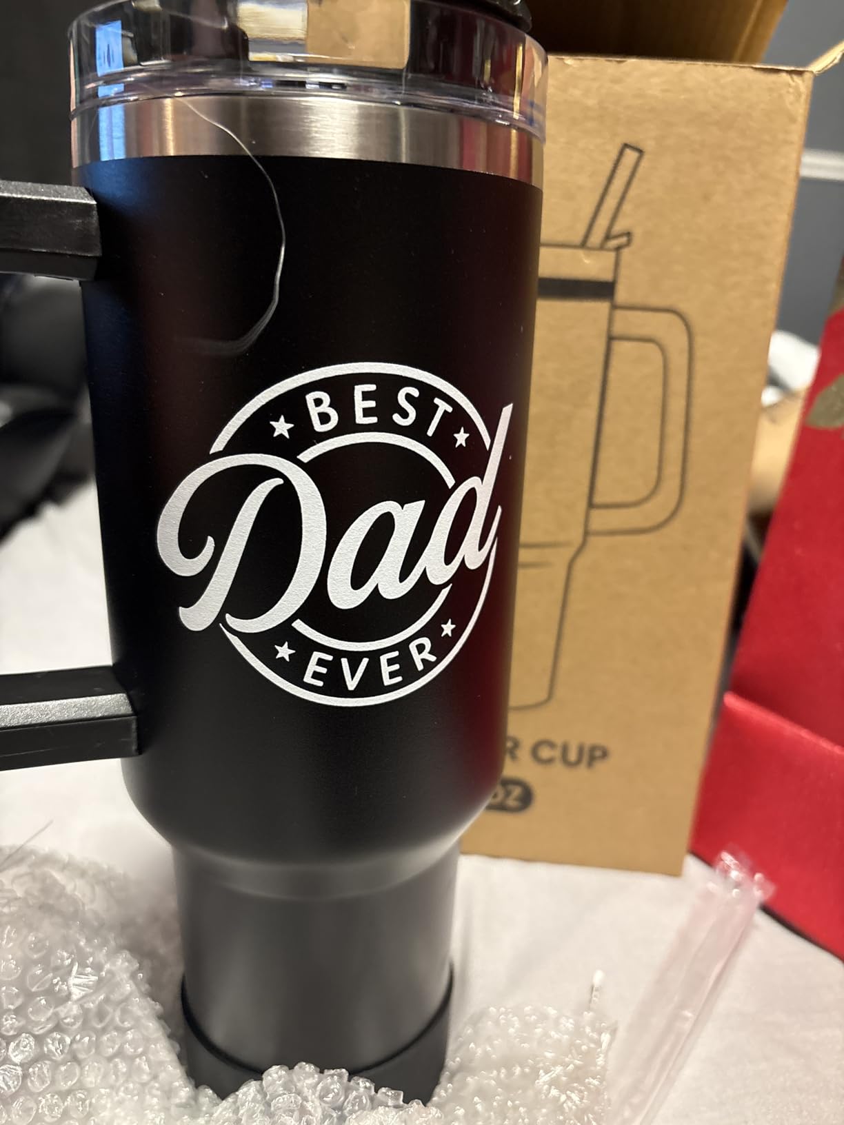 SANDJEST Nurse Gifts for Women, Nurse Tumbler with Handle 40oz Stainless Steel Coffee Cup with Straw Lid, Nursing Gift for Female Nurses, Appreciation Gift for Graduation Christmas Birthday customer photo 2