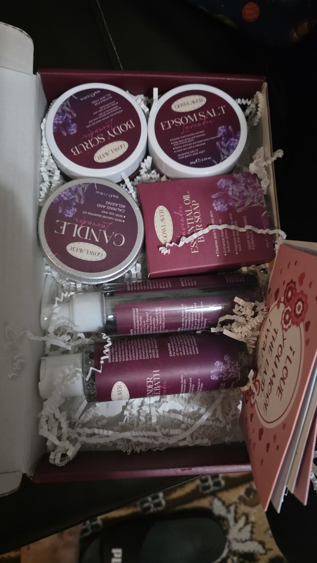 Gifts for Women,Relax Stress Relief Birthday Gifts for Women Spa Basket Self Care Package Her Mom Sister Wife Teen Best Friend Valentine Mothers Day Gift Regalos Para Mujer Christmas Stocking Stuffers customer photo 2