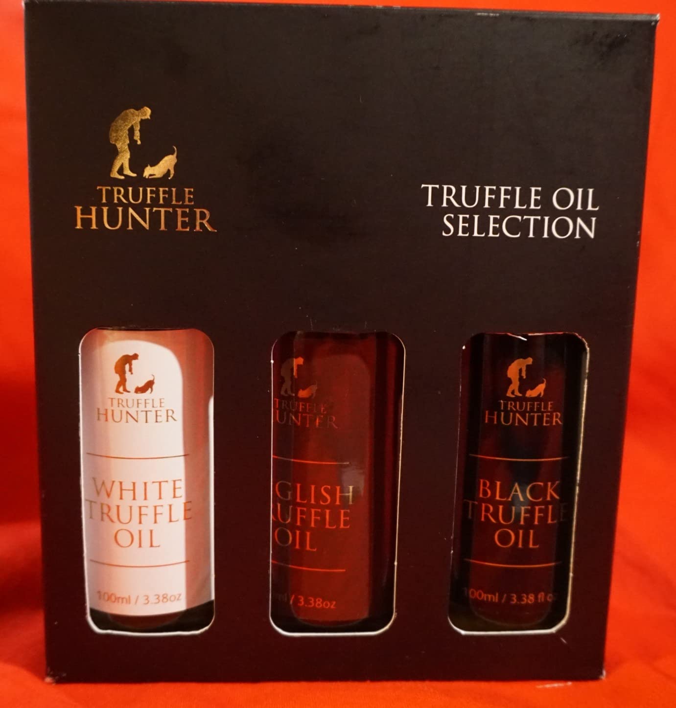 TruffleHunter Truffle Oil Selection Gift Set 3 x 3.8 Fl Oz | English, White & Black Truffle Oils, Extra Virgin Olive Oil, Vegan, Kosher, Halal, Variety Gift Set customer photo 2