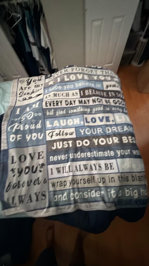 Son in Law Gifts Blanket - Son in Law Fathers Day Christmas Birthday Gift Ideas from Mother in Law - Ultra Soft Plush Throw Present Ideas for Bedding Sofa - 60