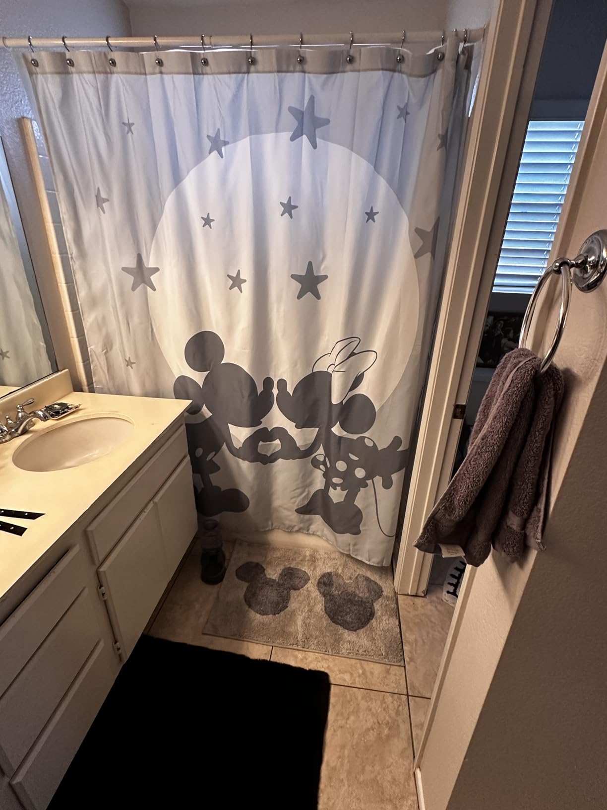Jay Franco Bluey and Bingo Fabric Shower Curtain - Kids Teal Bathroom Decor customer photo 2