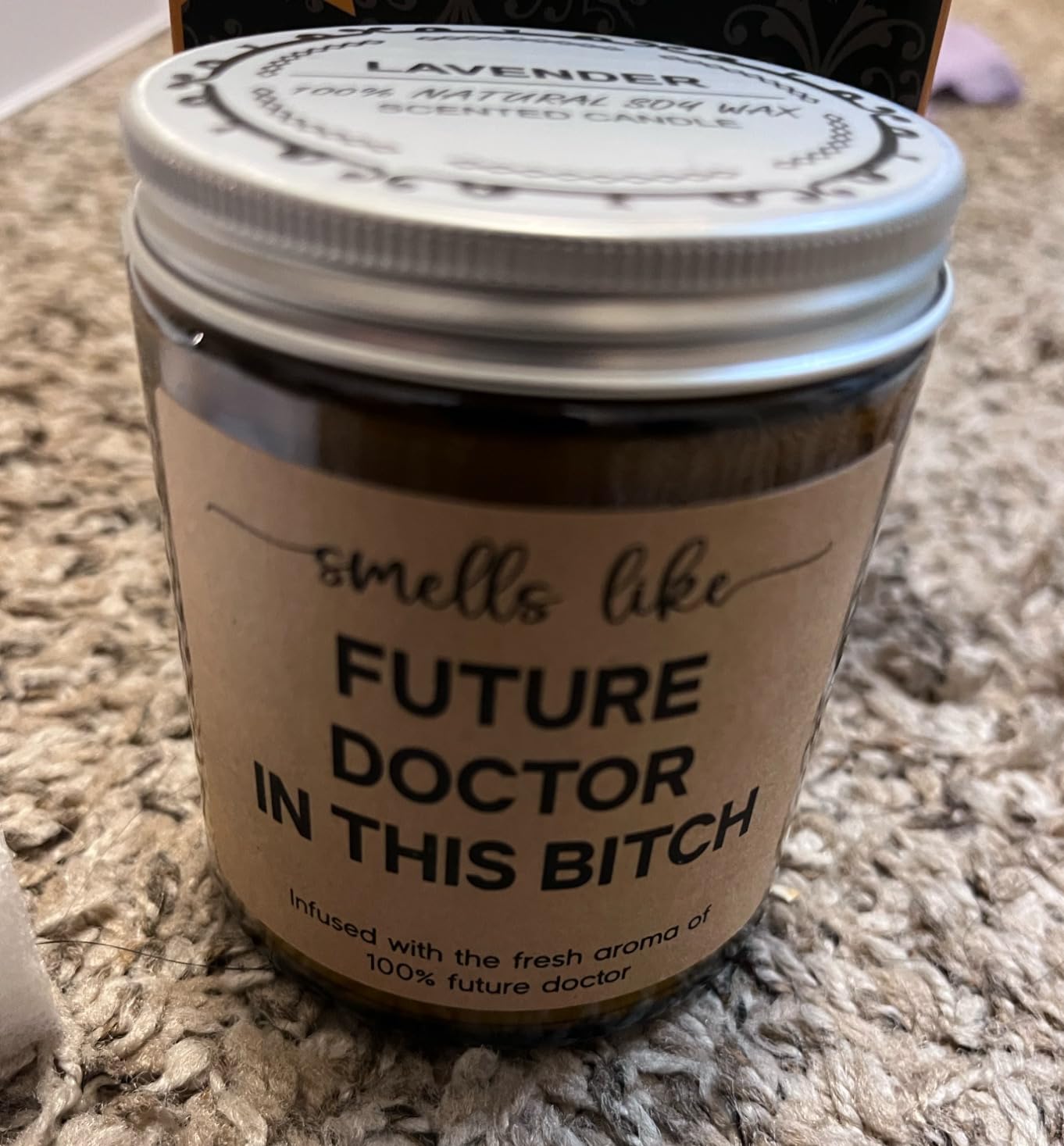 LEADO Candle - Future Doctor Gifts, Med School Gifts for Medical Student | Funny Graduation, Medical School Acceptance, Christmas, White Coat Ceremony Gifts for Future Doctor, Med Students, Women, Men customer photo 2
