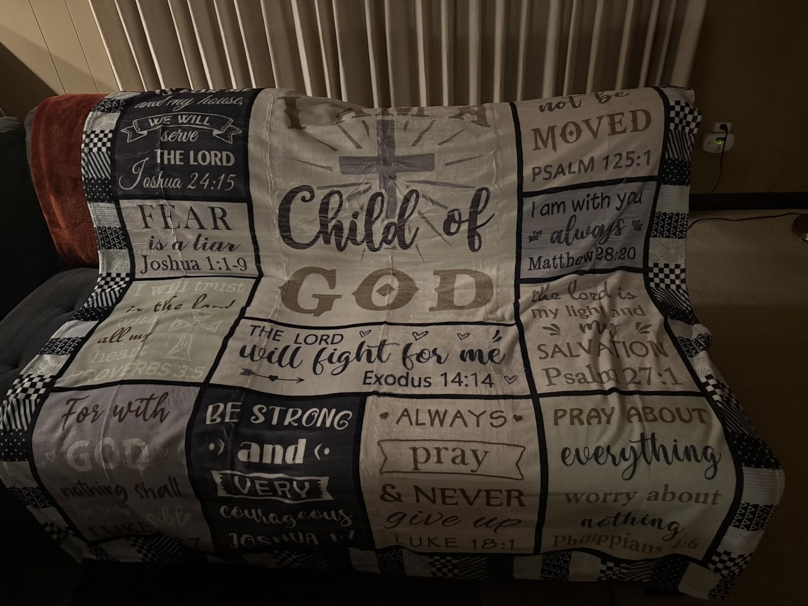 CUJUYO Christian Gifts for Men Women Blanket 60