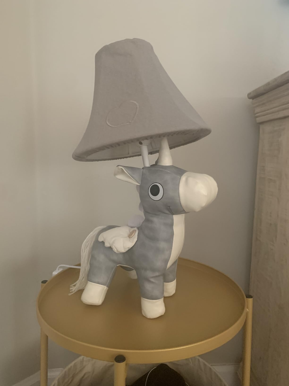 Naturally KIDS Table Lamp for Girls & Boys Bedroom, Cute Gifts, Raccoon 20