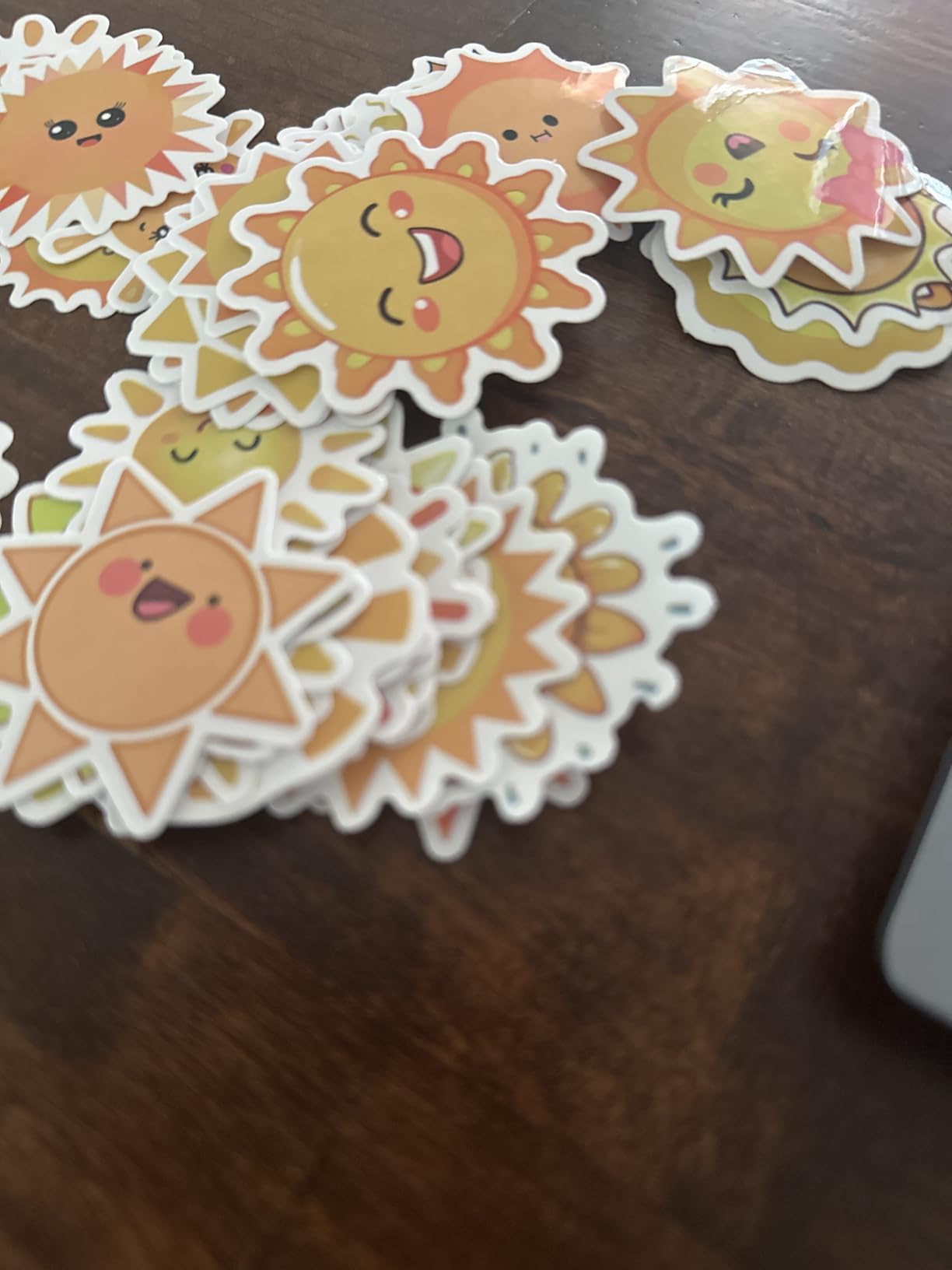 50Pcs Cute Weather Stickers Cartoon Water Bottle Stickers | Sticker for Kids, Waterproof Decals for Laptop Water Bottles, Scrapbook Supplies Party Supplies customer photo 1
