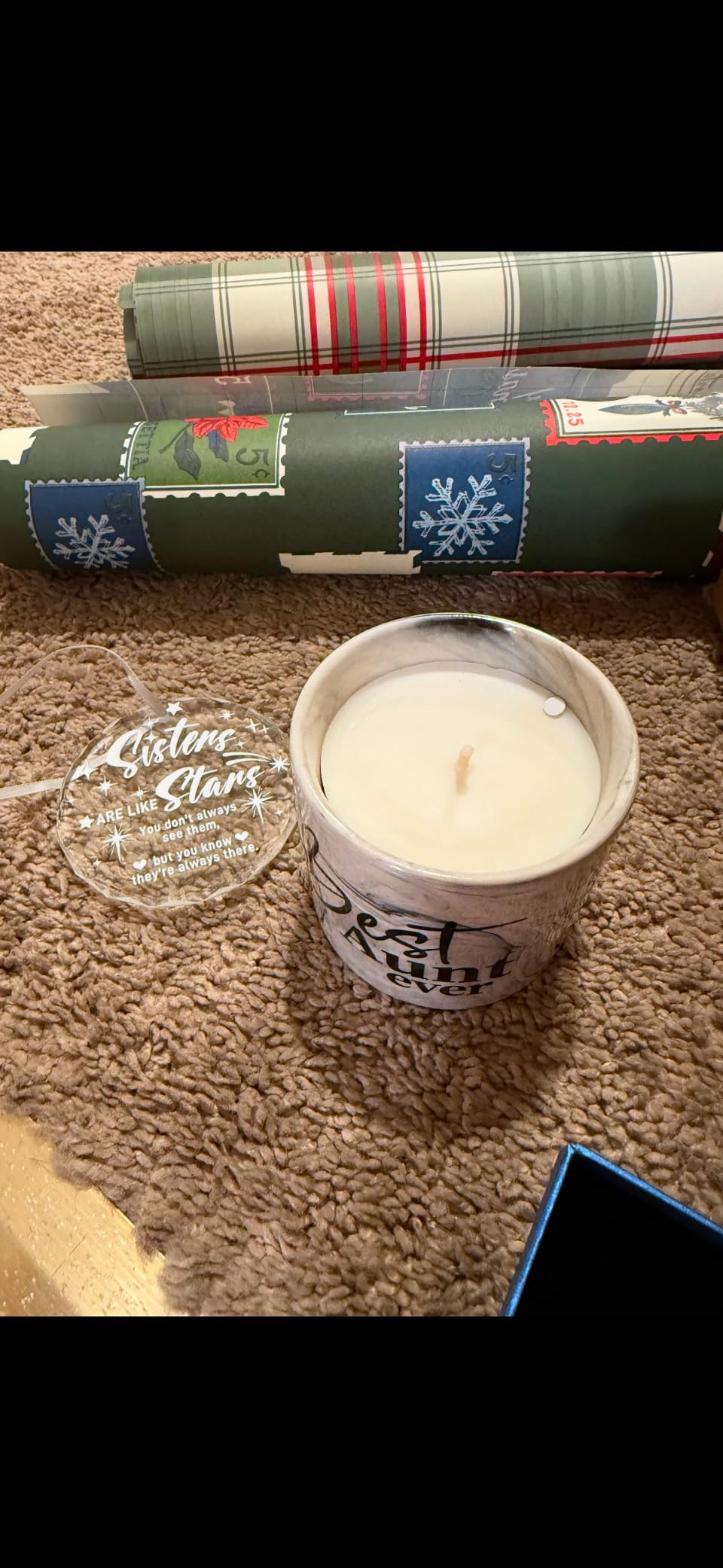 Godmother Gift - God Mother Gifts from Godchild, Godmother Proposal Present, God Mother Mothers Day Christmas Gift from Goddaughter, Best Godmother Ever 6 Oz Lavender Scented Candles Decoration customer photo 2