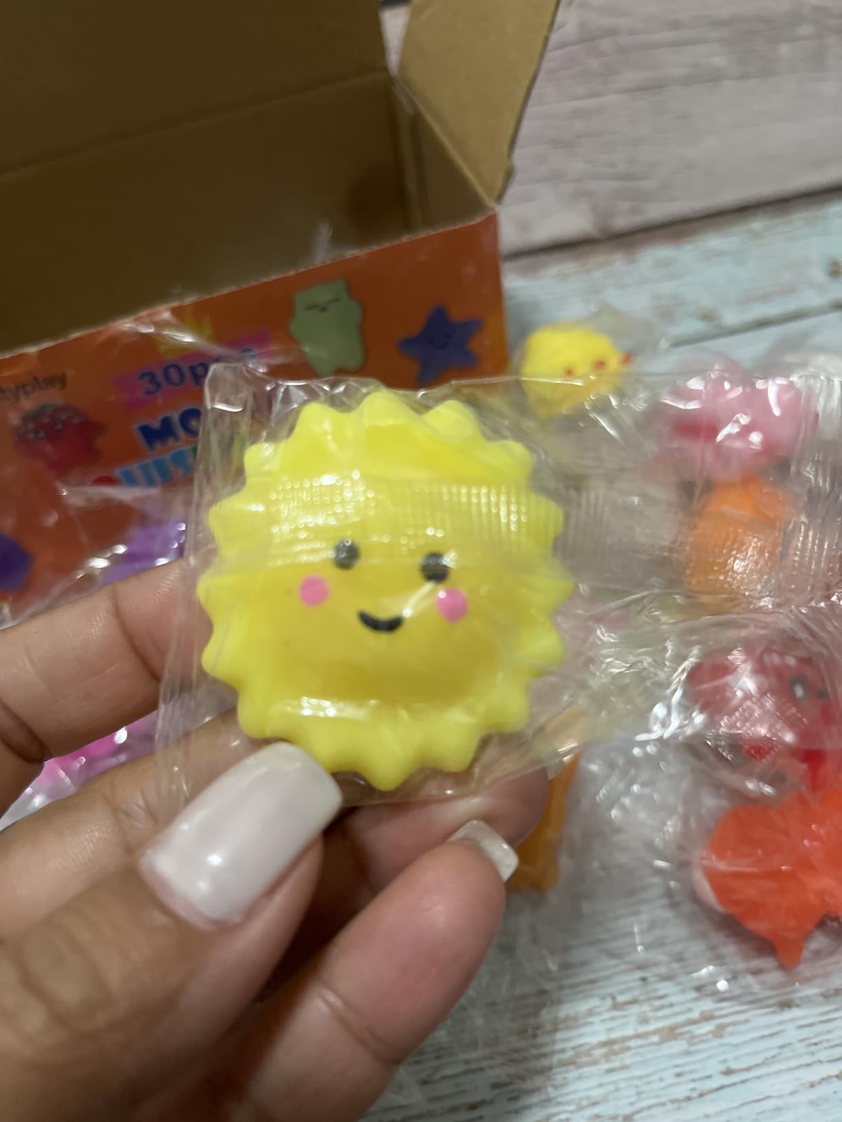 30 Pack Squishy Toys, Kawaii Squishies Party Favors for Kids 4-8 8-12 Treasure Box Toys for Classroom Birthday Xmas Gifts Goodie Bag Mini Animals Mochi Squishy Stress Relief Sensory Toys Random customer photo 1