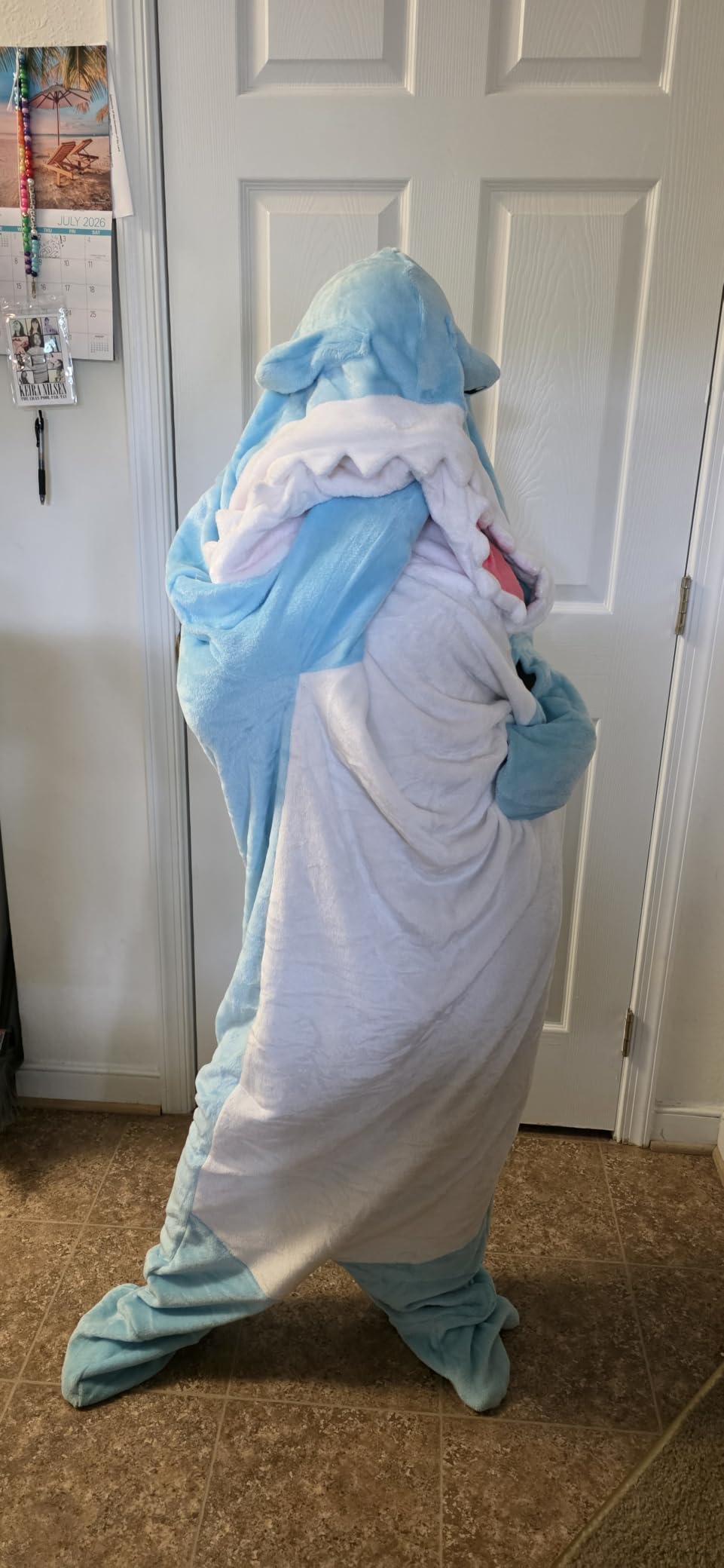 Cozy Concepts Co. Hammerhead Shark Blanket by Relatable, Wearable Blanket with Sleeves for Hands Free Convenience, Fun and Unique Idea for Room Decor or Gifts, Comfortable Oversized 65