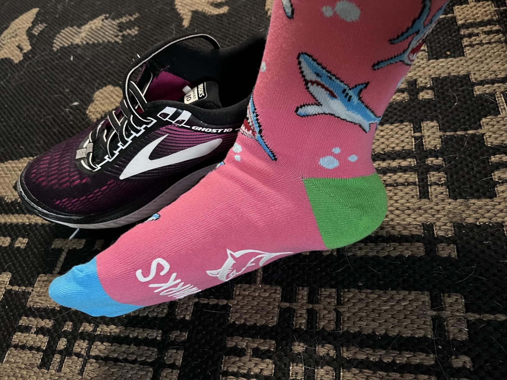 HAPPYPOP Animal Lover Gifts for Women - Mermaid Jellyfish Penguin Hippos Whale Shark Socks customer photo 2