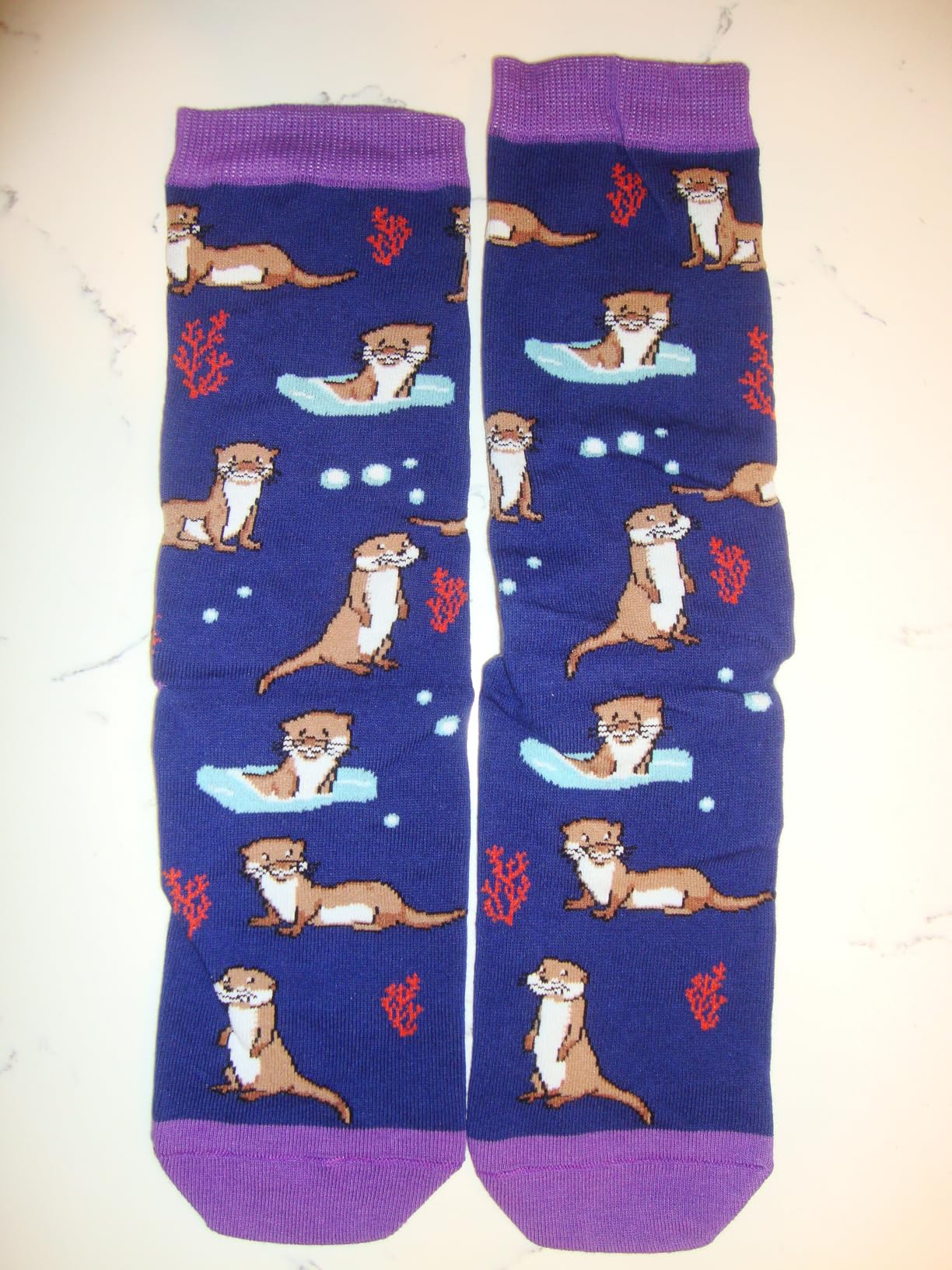 HAPPYPOP Animal Gifts for Women Men - Jellyfish Turtle Socks Penguin Frog Manatee Gifts customer photo 2