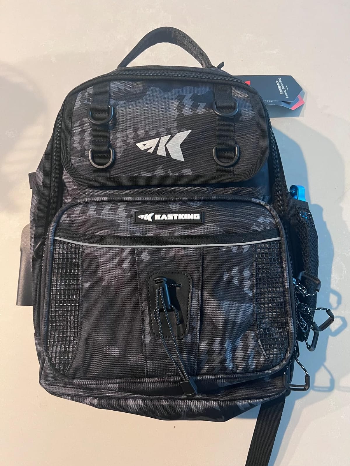 KastKing BaitSpace Fishing Sling Bag, Fishing Backpack with Rod Holder | Water-Resistant Tackle Storage with Soft Bait Binder, Adjustable Tackle Bag for Bank, Wading & Boat Fishing customer photo 1