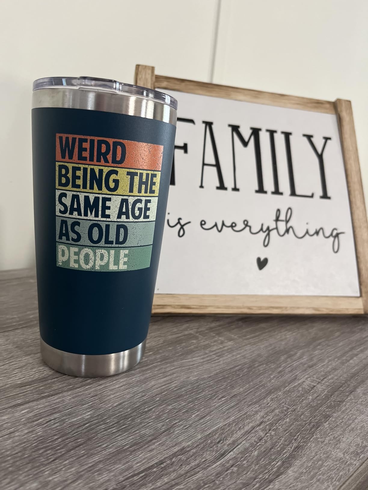 NewEleven 70th Birthday Gifts For Men Women - 70th Birthday Decorations - Gifts For Men Women Turning 70-70 Year Old Gifts For Man, Woman - 20 Oz Tumbler customer photo 2