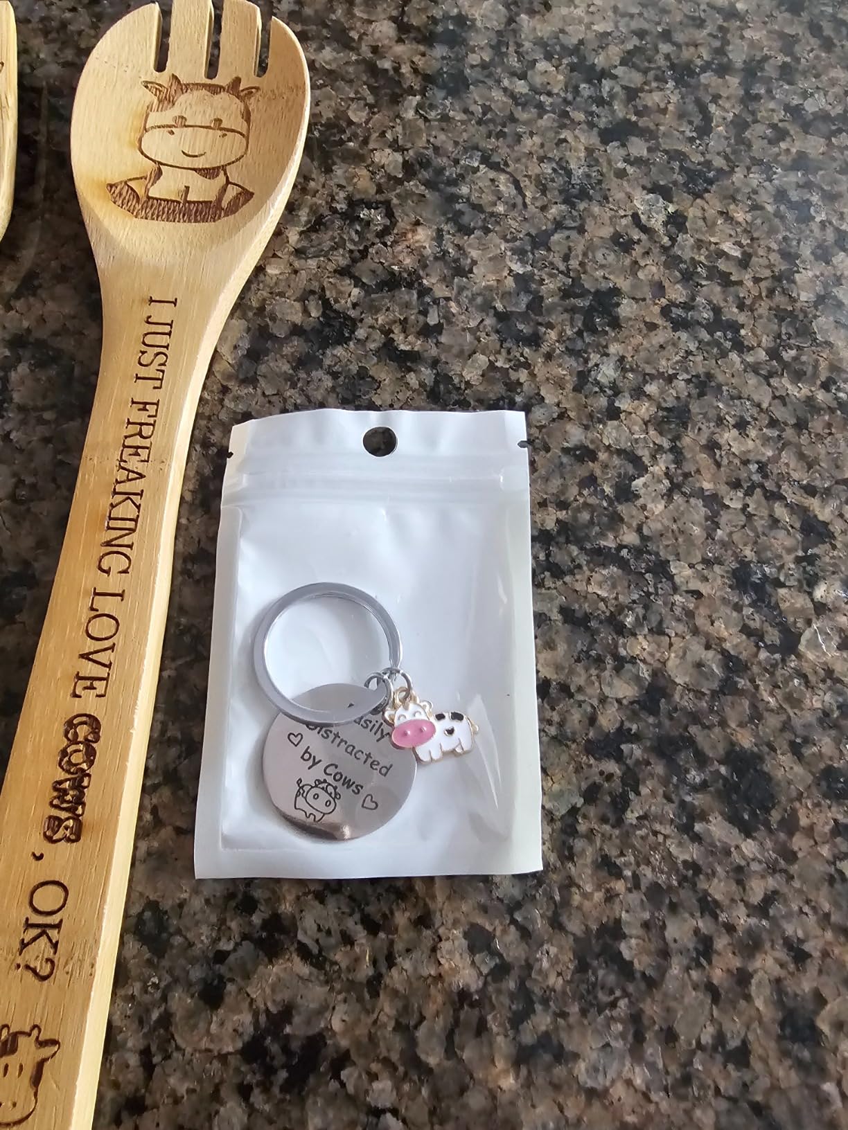 Sea Turtle Gifts for Women 6PCS Unique Sea Turtle Print Bamboo Spoons Gifts Set with Keychain Sea Turtle Decor Kitchen Gifts for Mom Bestie Teacher customer photo 1