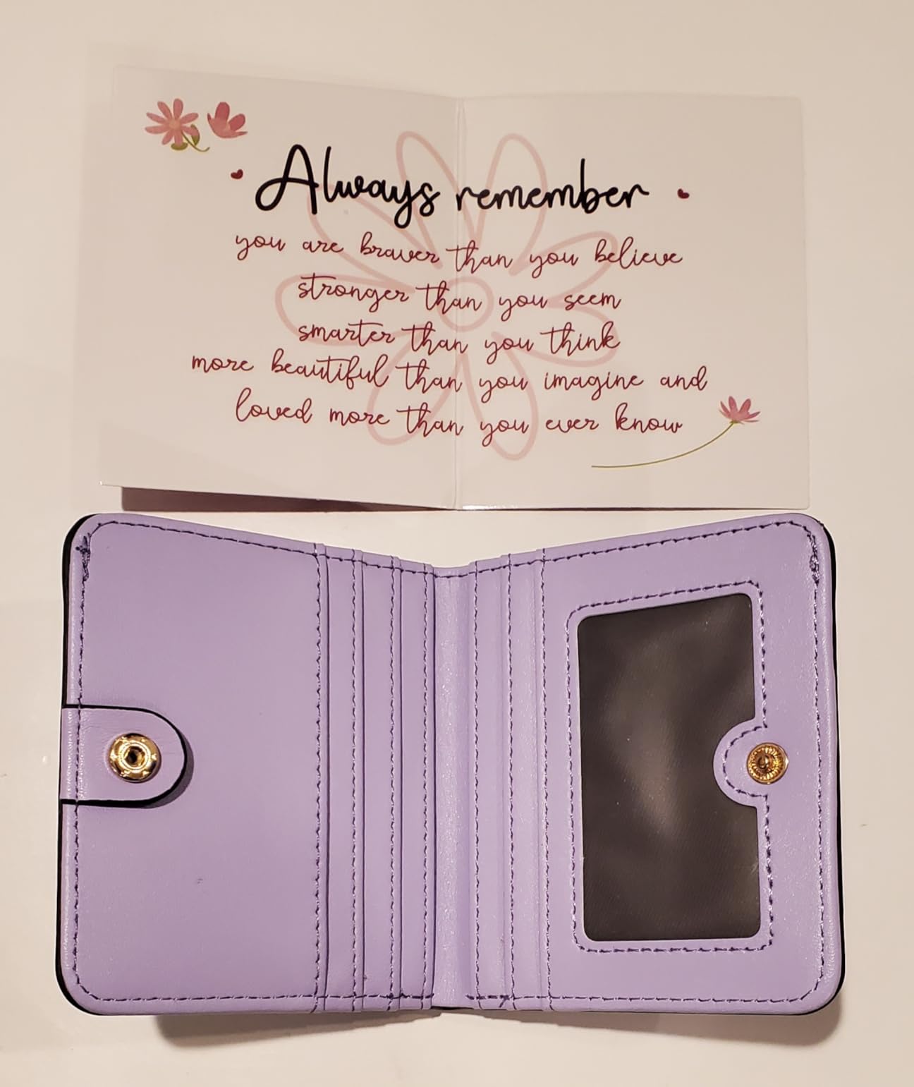 COSHAYSOO Teen Girl Gifts Trendy Stuff Initial Wallet RFID Bifold Tween Girls Personalized Preppy Things Chenille Letter customer photo 2