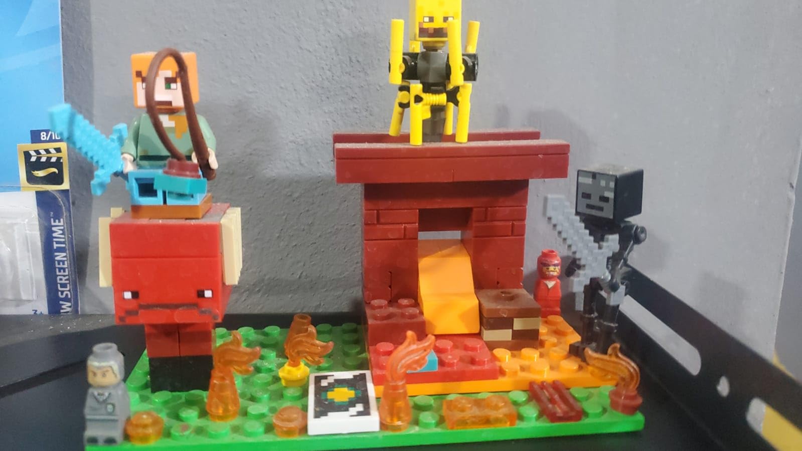 LEGO Minecraft The Nether Lava Battle Toy and Playset - Building Minecraft Toy for Kids, Ages 6+ - Alex, Wither Skeleton, Blaze and Strider Figures for Pretend Play - Gift Idea for Birthdays - 21266 customer photo 1